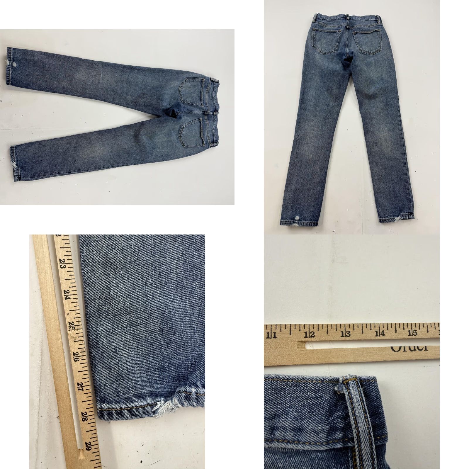 Banana Republic Banana Republic Jeans Mens 28x29 Blue Slim Straight Washwell Stretch Medium Wash Denim Size US 28 / EU 44 - 8 Thumbnail