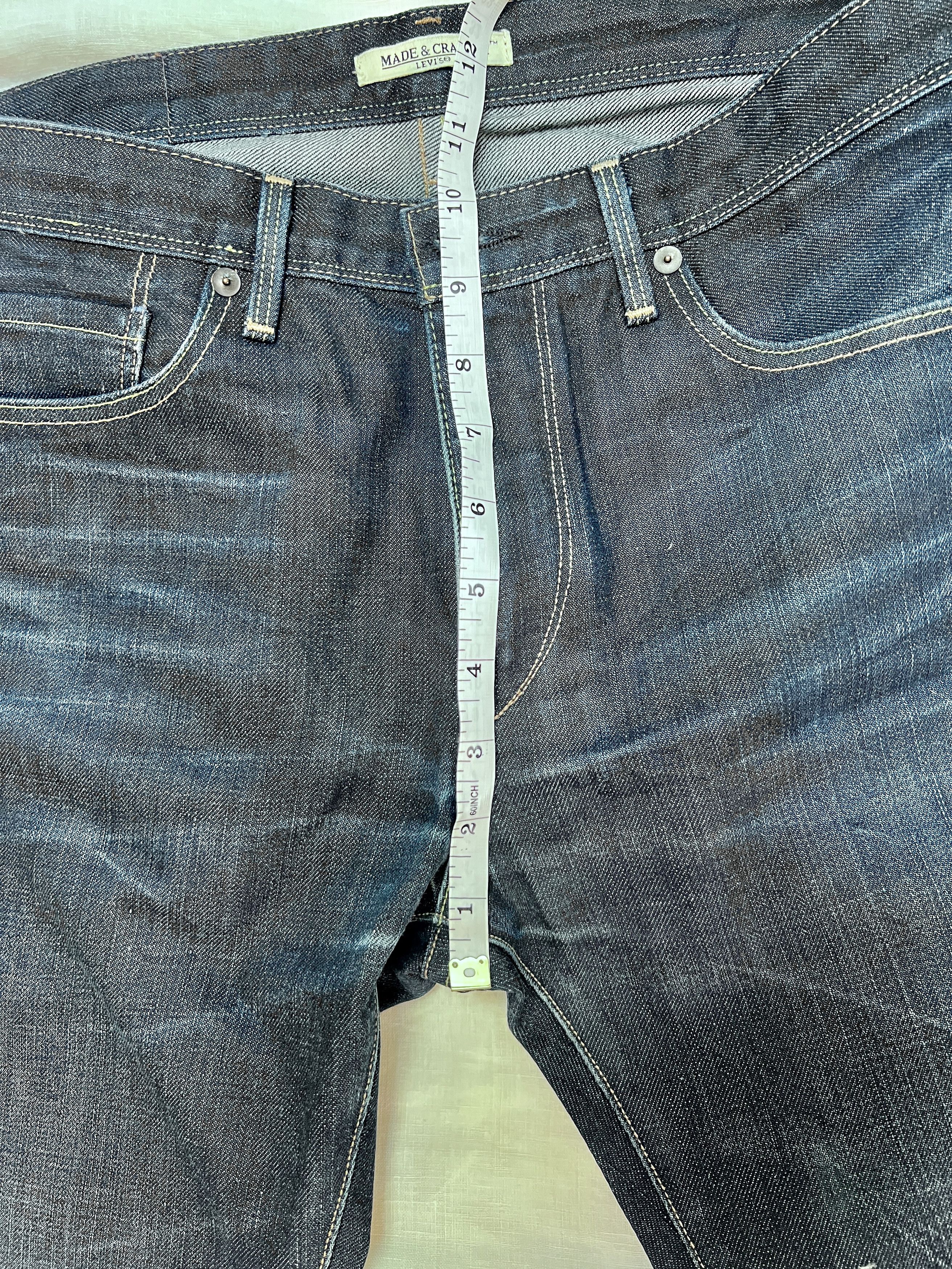 Levi's Made & Crafted Levi’s Made & Crafted 30/34 Navy Blue Denim Jeans Size US 30 / EU 46 - 6 Thumbnail