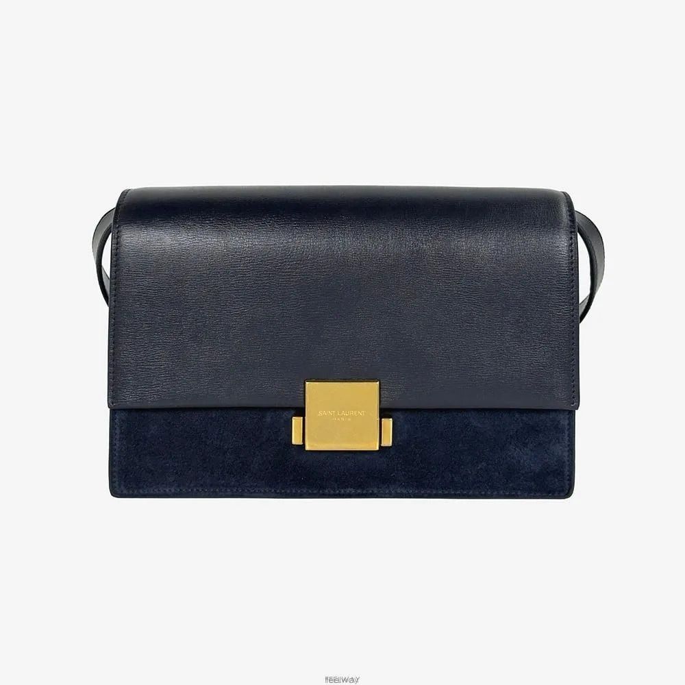 Gold Hardware Medium Navy in Blue, Women's