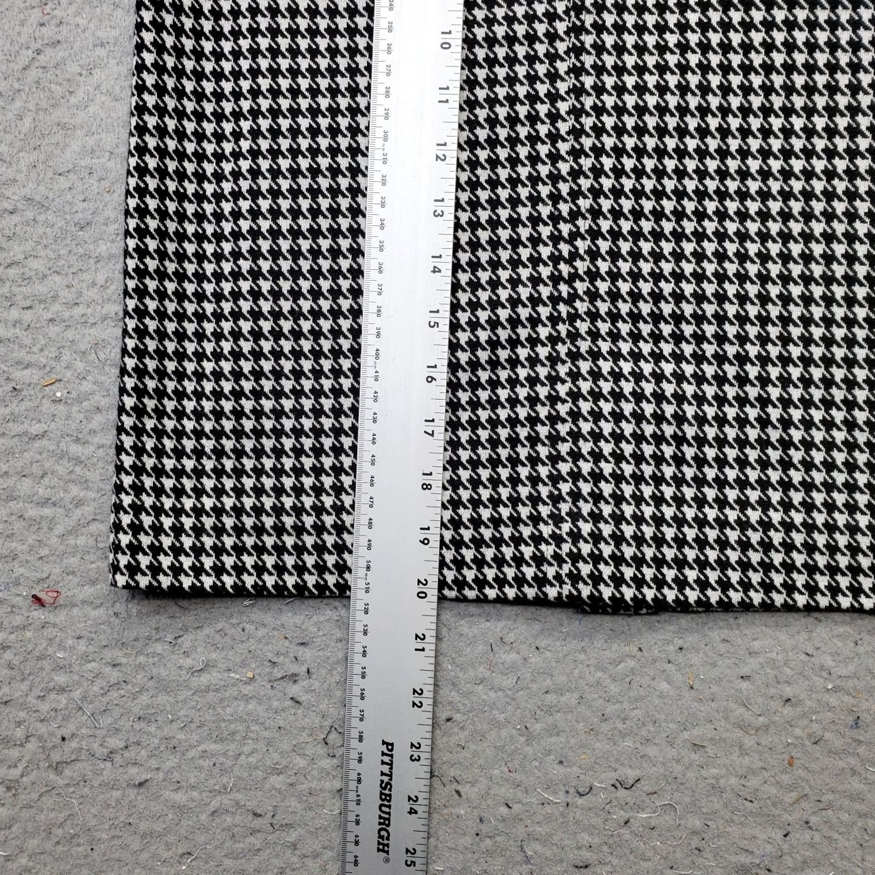 Vintage New York & Company Skirt Womens 0 Multi Houndstooth Back Zip Pencil Straight Size 25" / US 0 / IT 36 - 3 Thumbnail