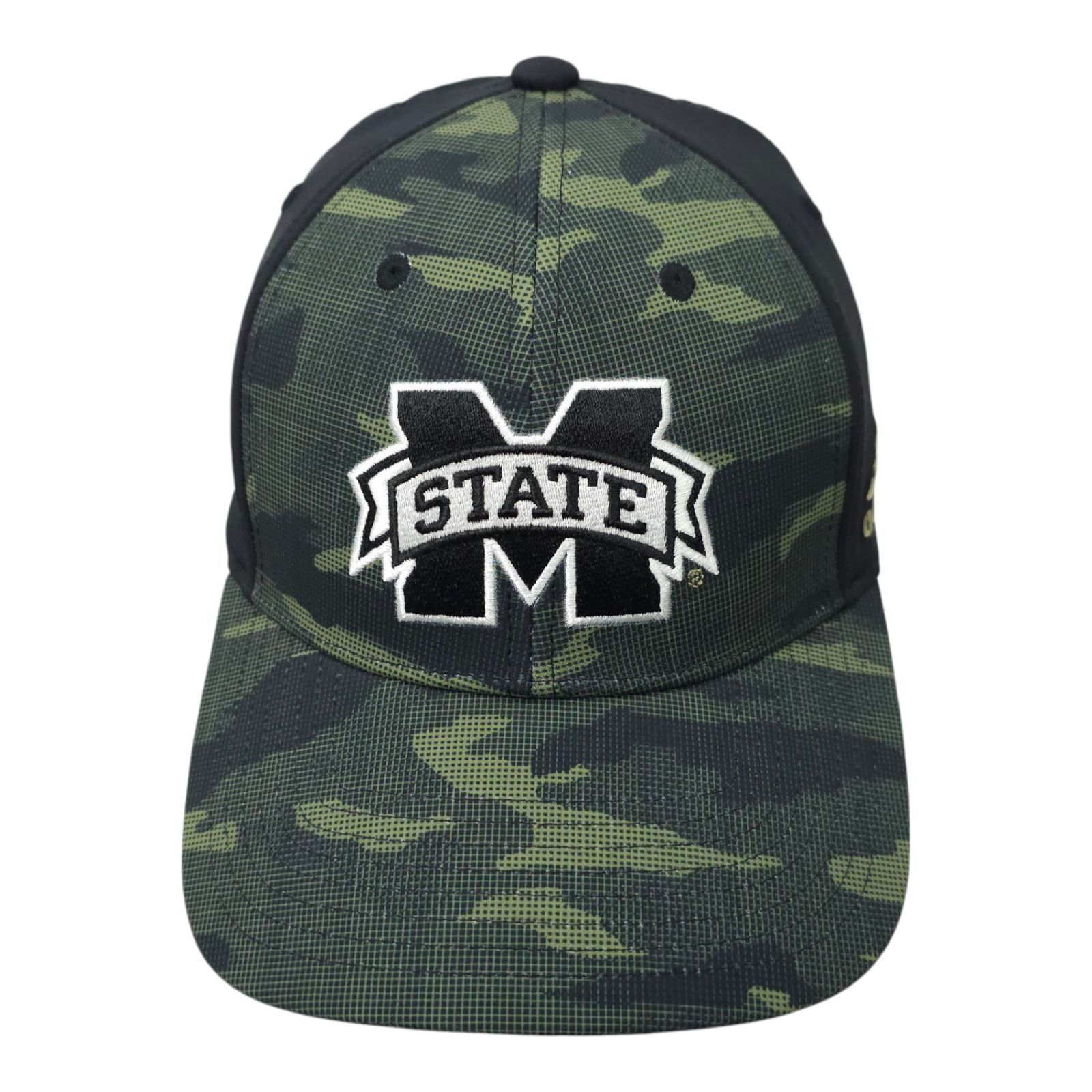 Adidas MS State Bulldogs A-Flex S/M Camo Front Cap Trucker Logo Size ONE SIZE - 14 Thumbnail