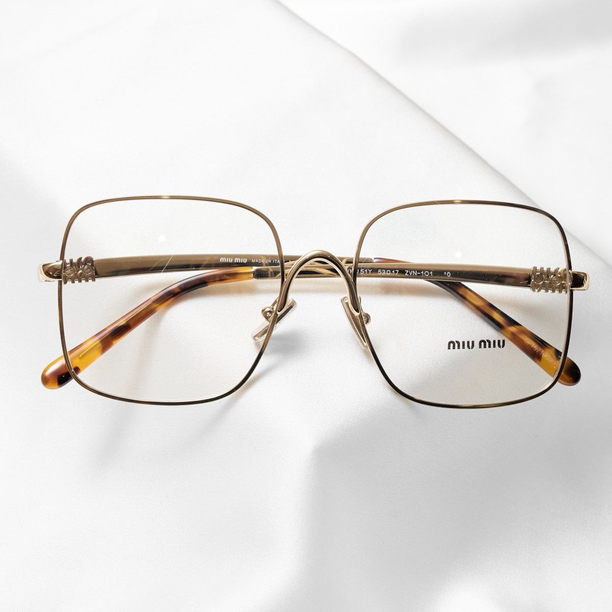 Miu Miu MIU MIU 0MU 51YV ZVN1O1 GLASSES Size ONE SIZE - 6 Thumbnail