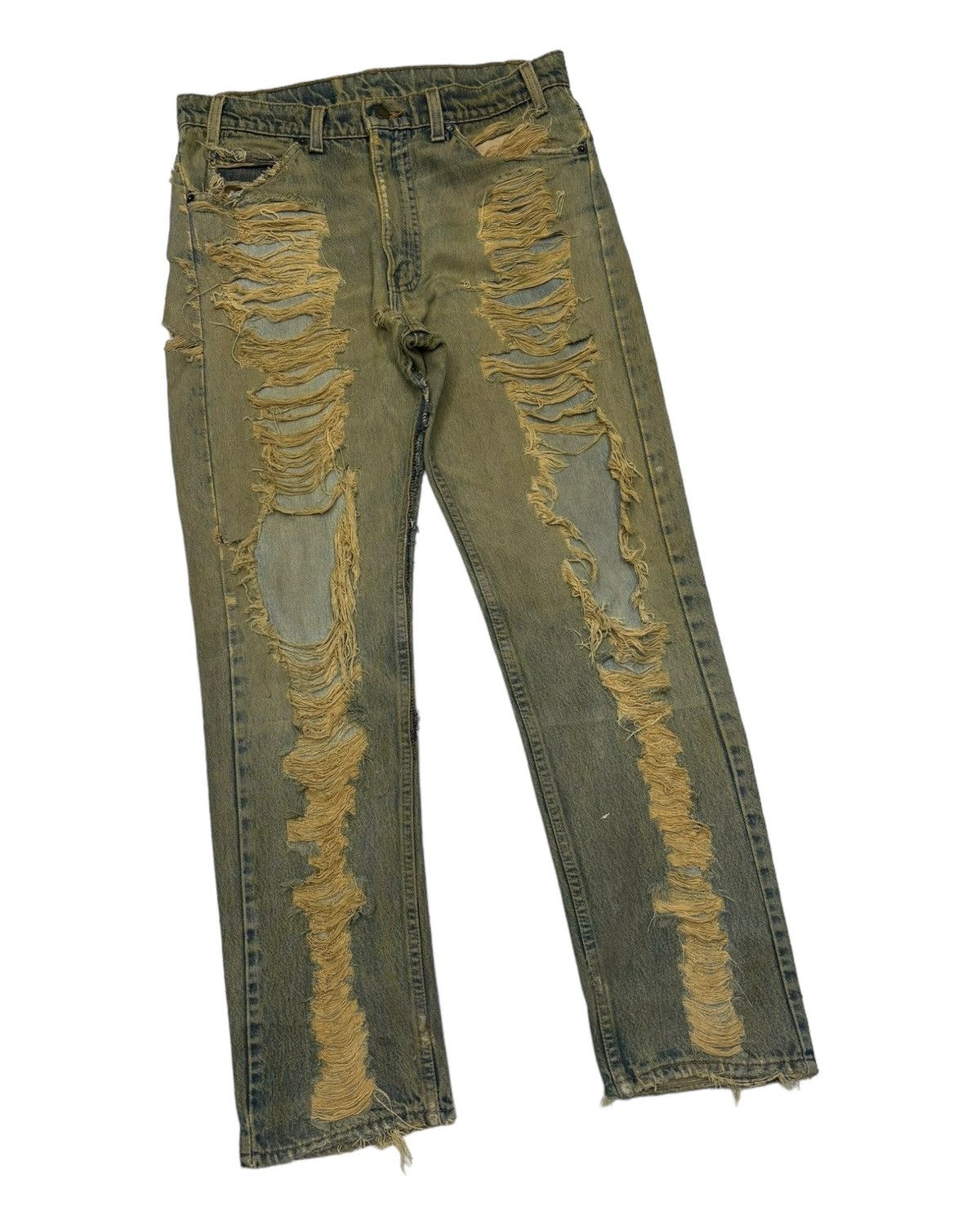 Hysteric Glamour Rare Japanese Skulls Distressed Denim Hysteric Glamour Style Size US 33 - 7 Thumbnail