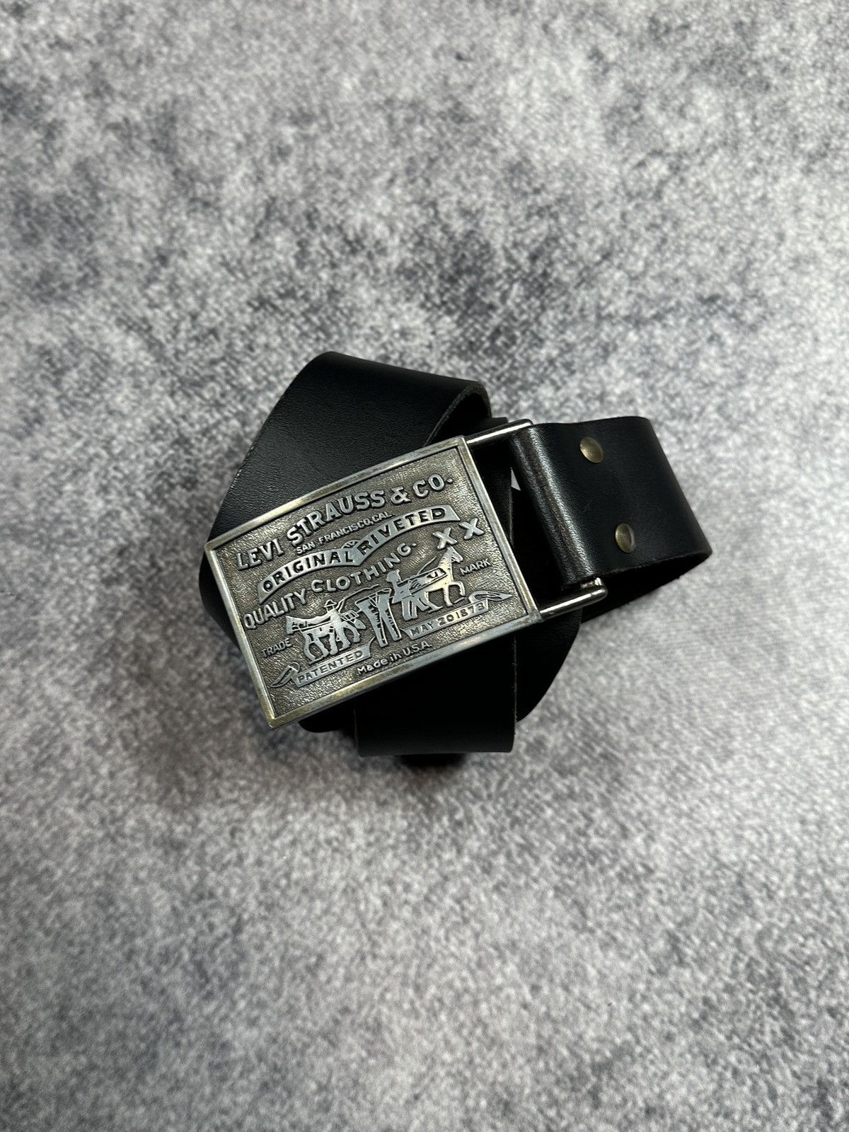 Levi's Y2K Vintage Levi’s Logo Belts Streetwear Rare Leather USA Size ONE SIZE - 1 Thumbnail