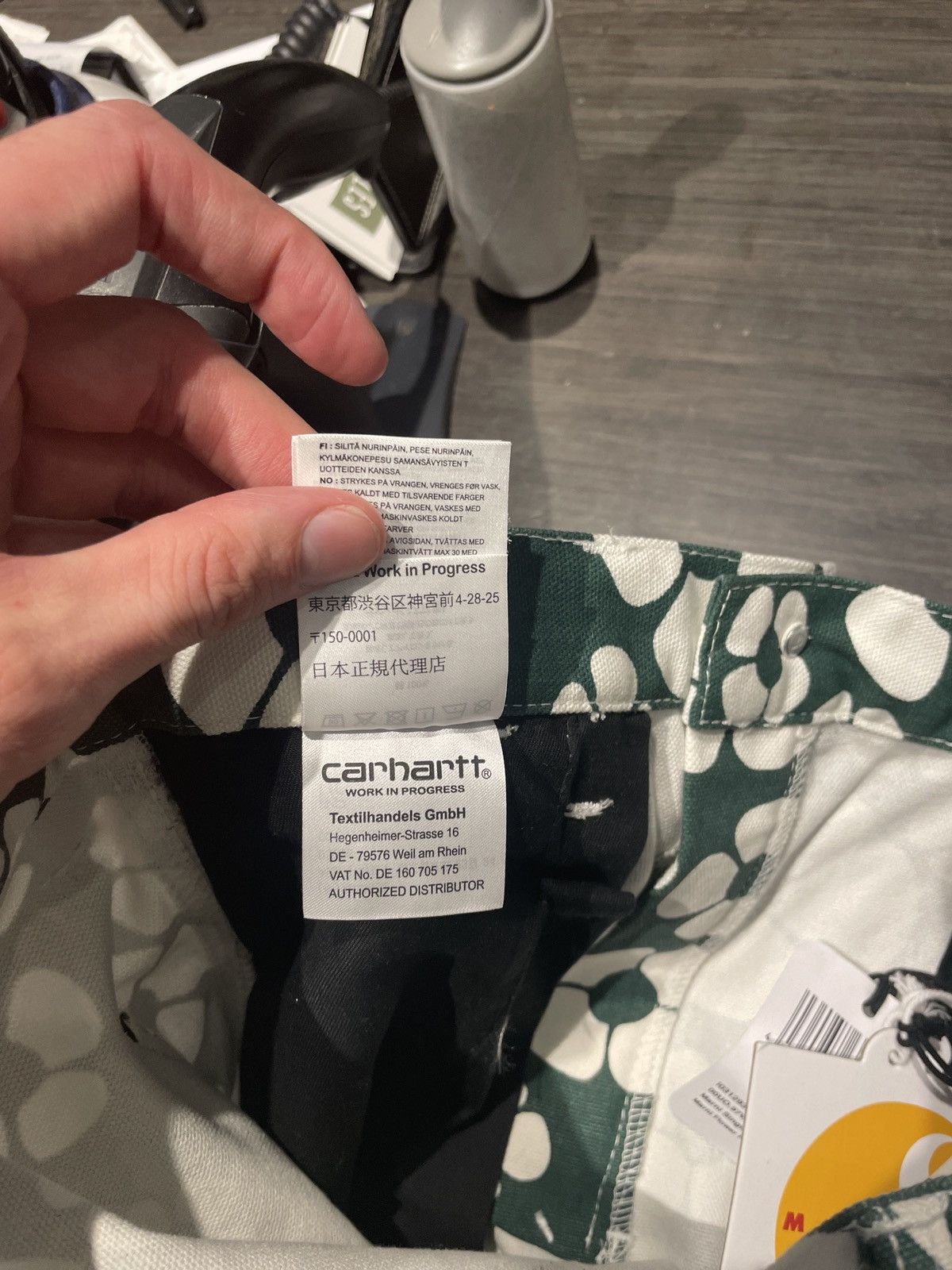 Carhartt Wip × Marni Marni Carhartt Green Flower Trouser Pants Size US 30 / EU 46 - 7 Thumbnail
