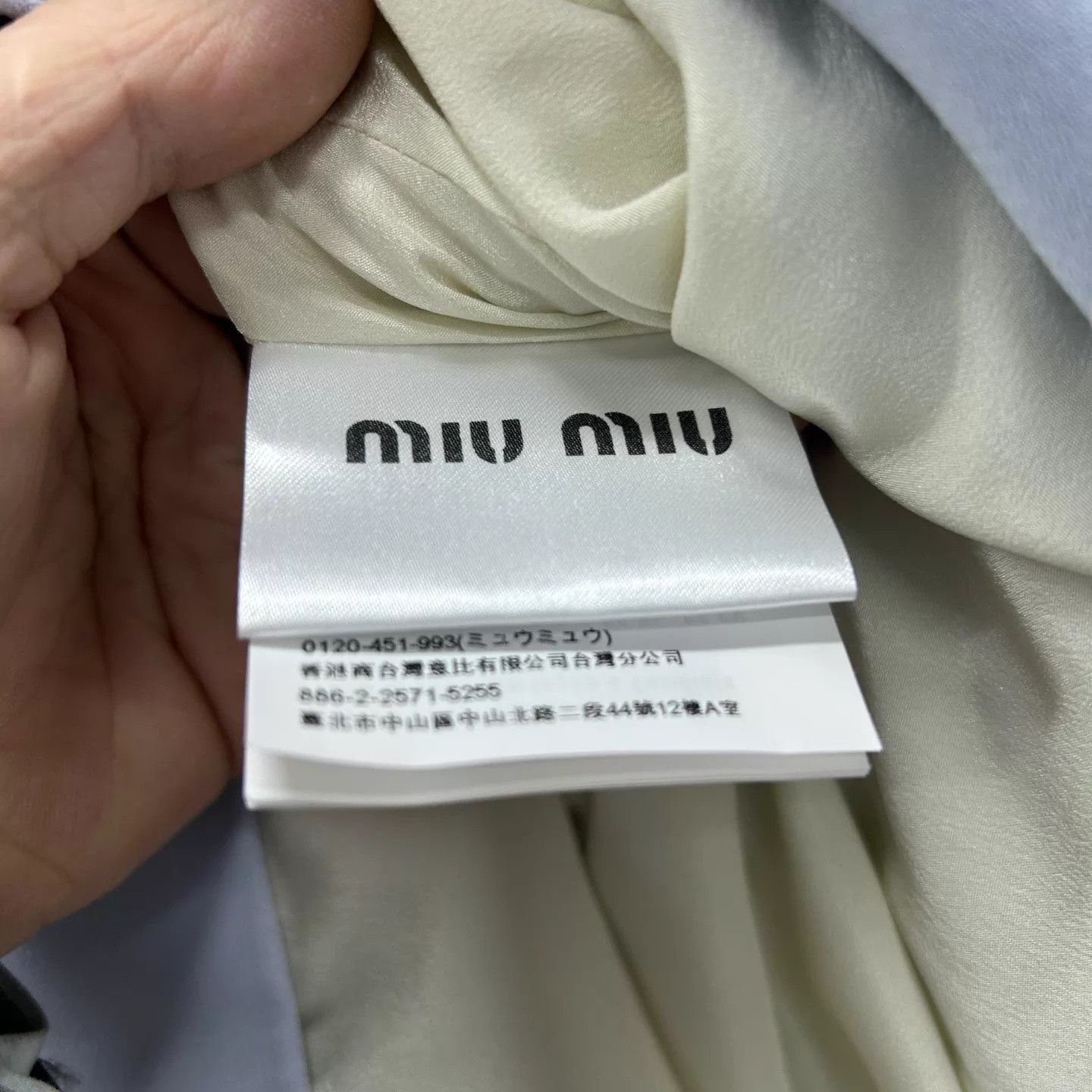 Miu Miu MIU MIU Women's 99 New Lake Blue Bow Dress Size 38 Size XS / US 0-2 / IT 36-38 - 4 Thumbnail