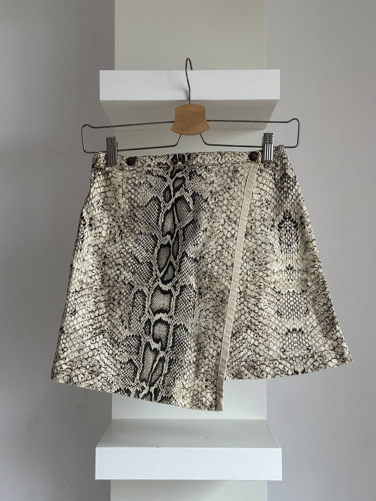 90s snakeskin skirt best sale