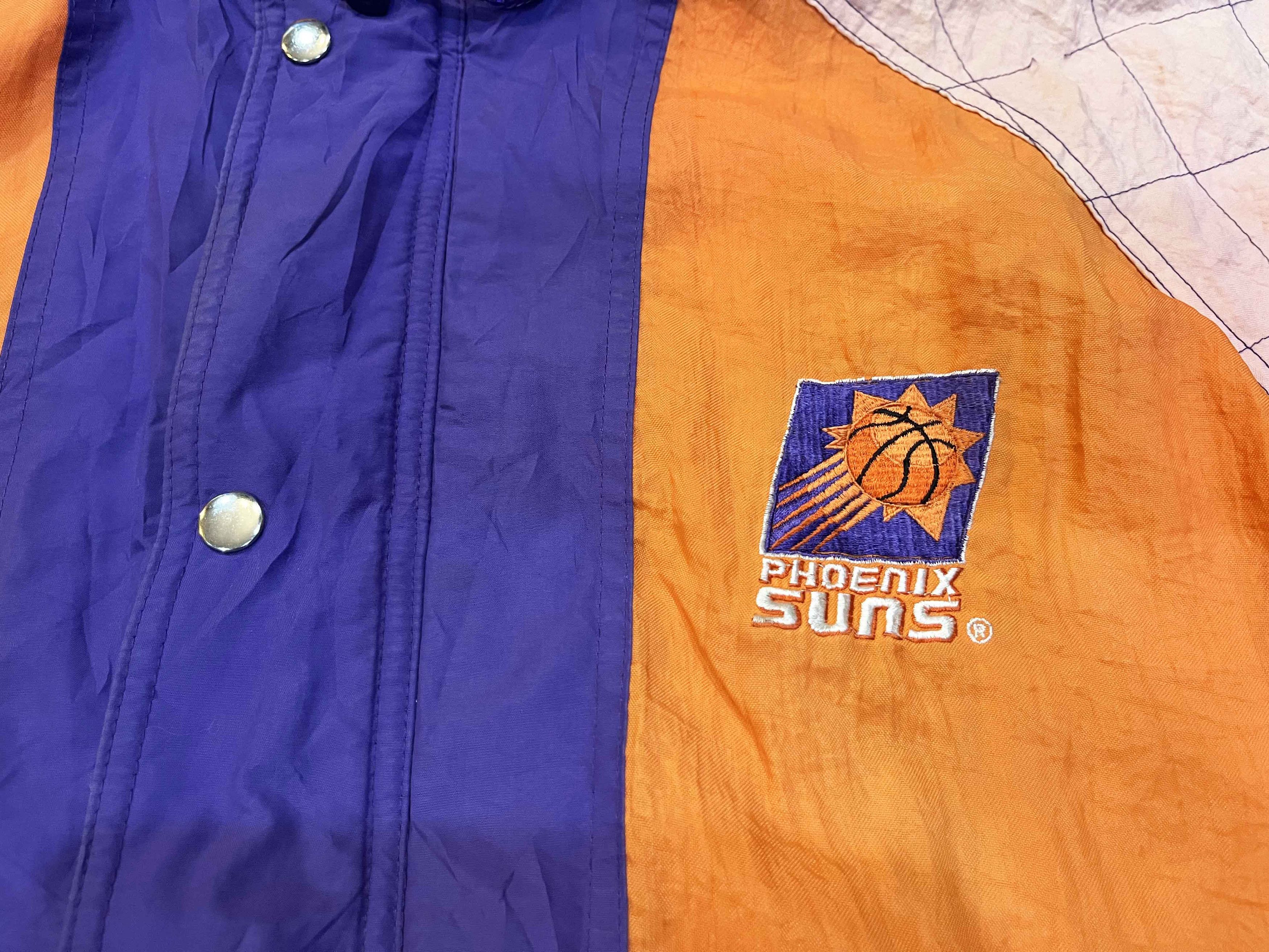 NBA × Starter × Vintage Vintage Starter NBA Phoenix Suns Puffer Full Zip Jacket Size US L / EU 52-54 / 3 - 2 Thumbnail