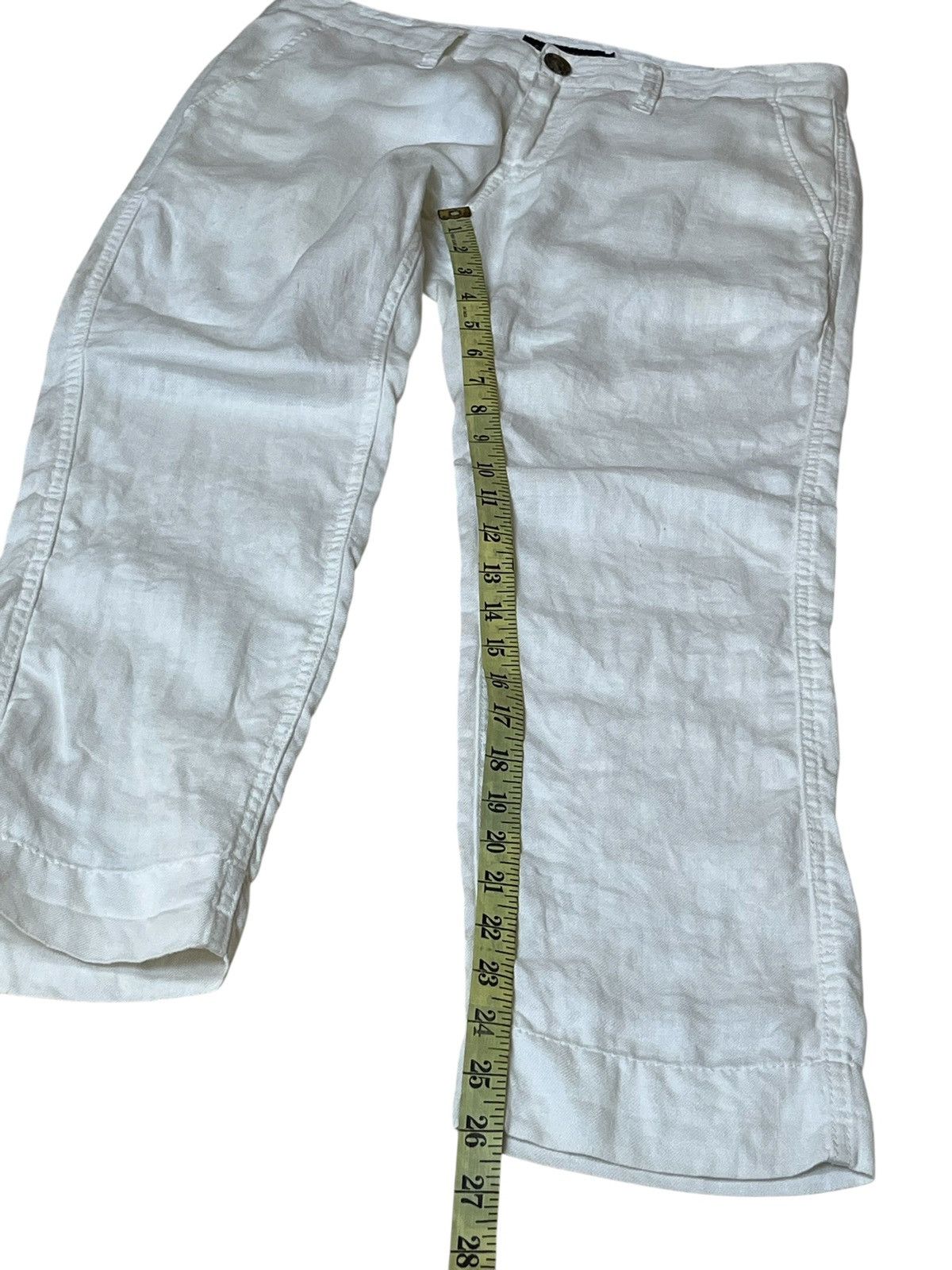 GOSTAR DE FUGA Archival japanese GOSTAR DE FUGA white linen casual pants Size US 31 - 17 Thumbnail