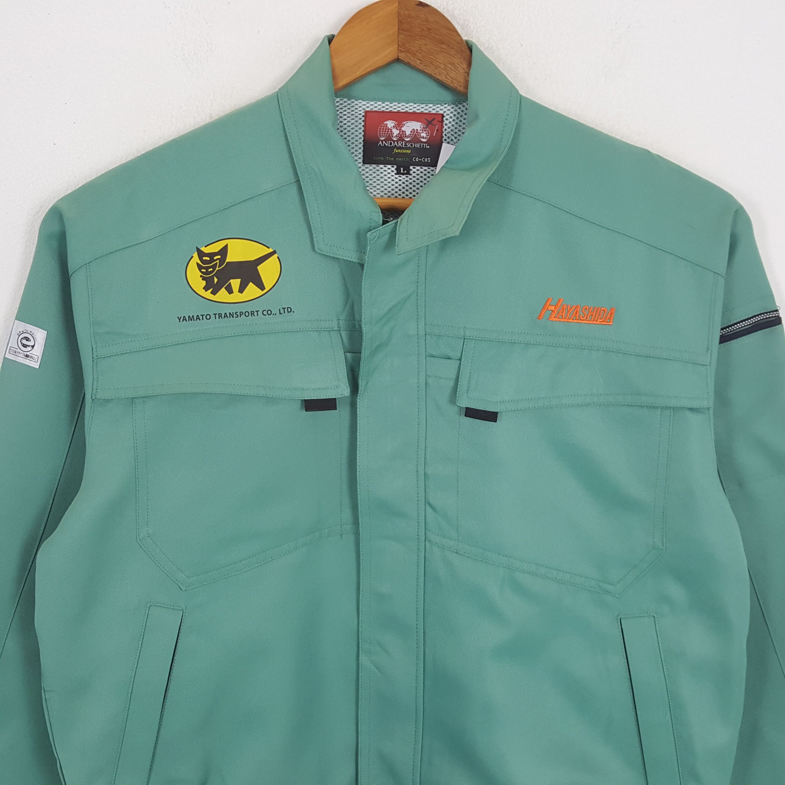 Japanese Brand × Vintage Vintage YAMATO TRASNPORT Japanese Company Staff Jacket Size US L / EU 52-54 / 3 - 4 Thumbnail