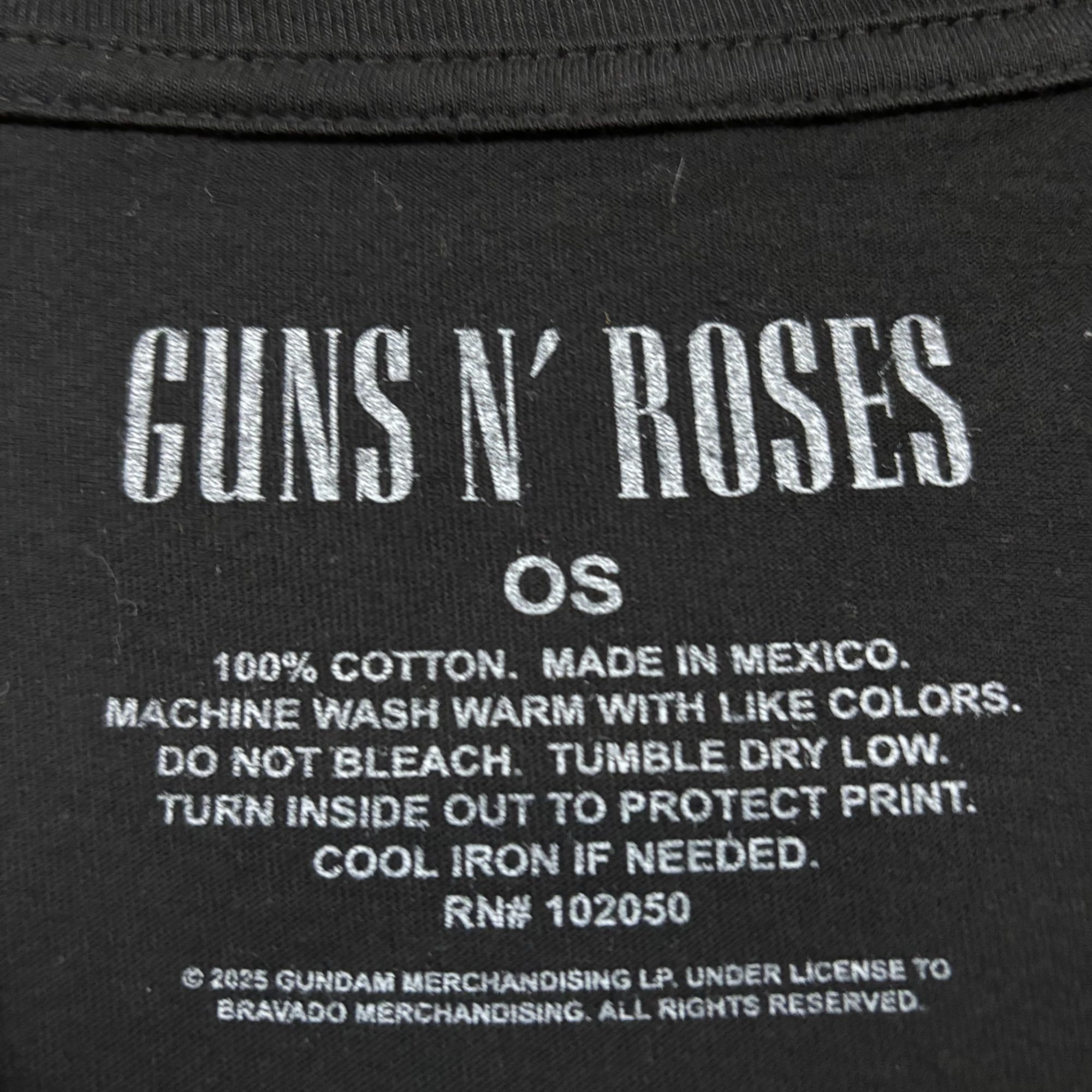 Band Tees Guns N’ Roses Bad Obsession Rock Band Tee One Size Size US XXL / EU 58 / 5 - 4 Thumbnail