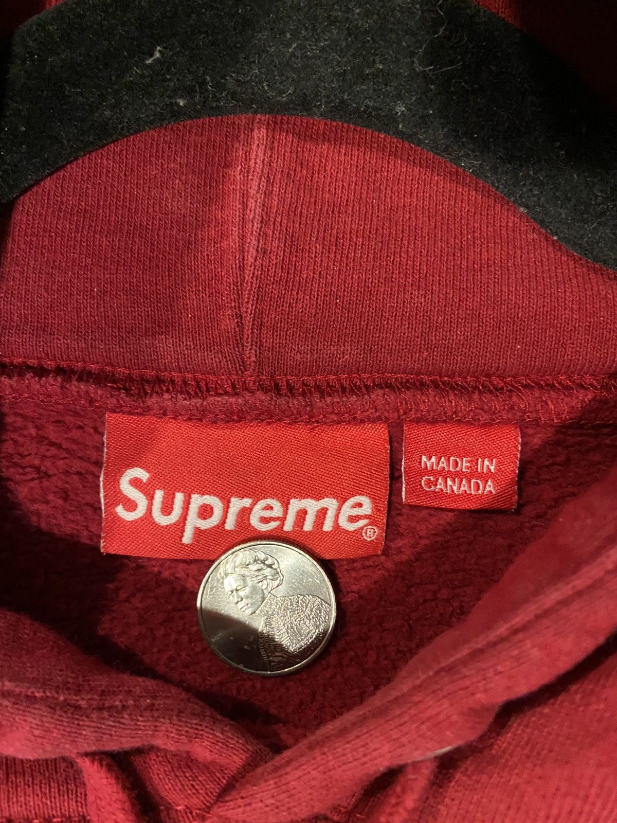 Supreme Supreme Tag Logo Hooded Sweatshirt Size US L / EU 52-54 / 3 - 3 Thumbnail