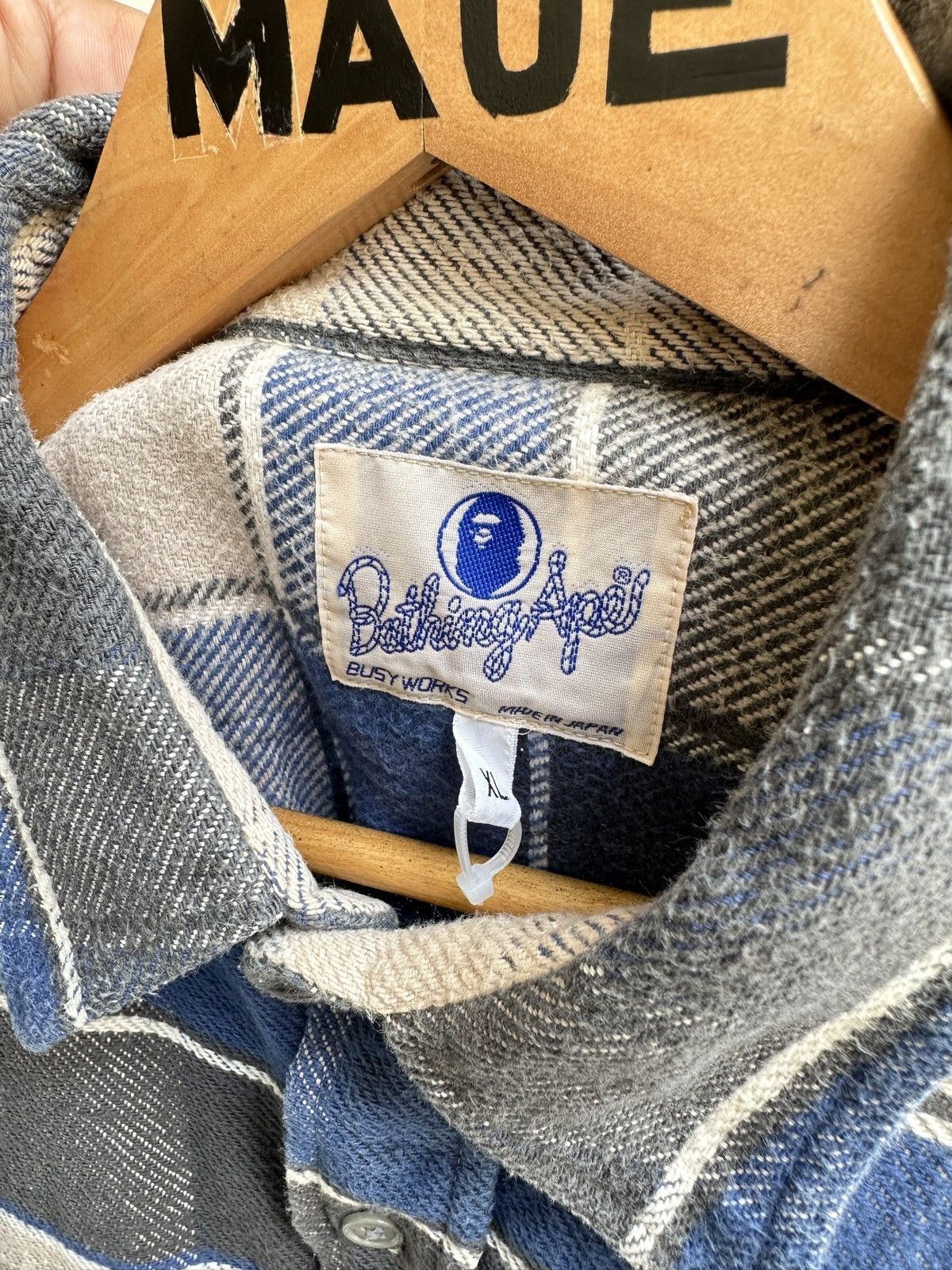 Bape Bape Flannel Shirt Size US XL / EU 56 / 4 - 4 Thumbnail