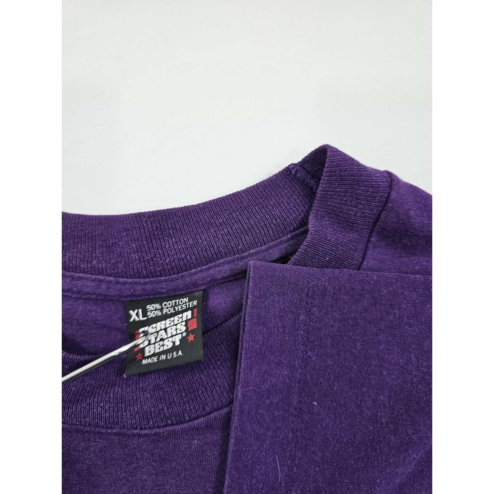 Other Native American Wolf T-shirt, Purple Warrior Spirit Sz L 90s Size US L / EU 52-54 / 3 - 4 Thumbnail
