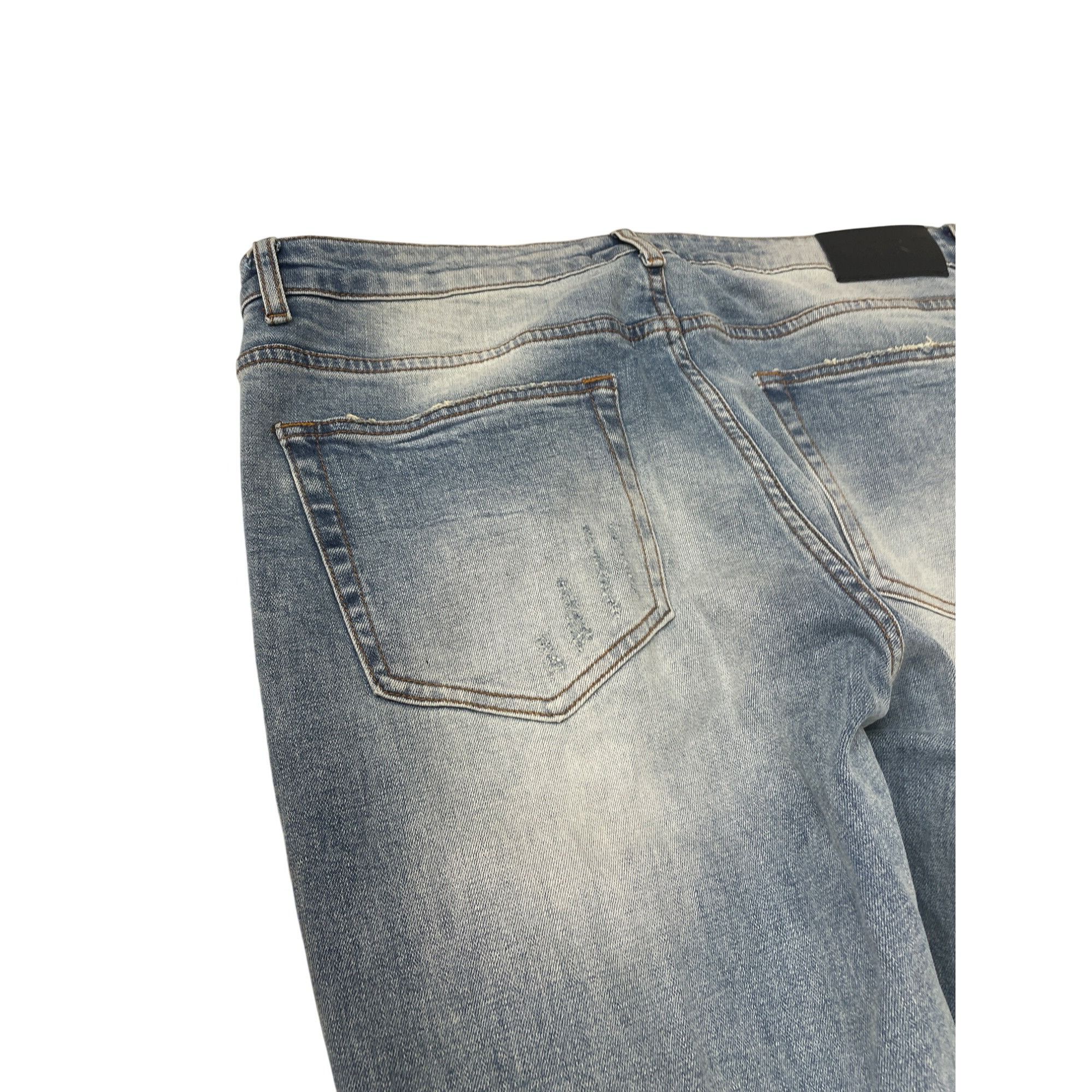 Other THRT Mens Blue Graffiti Y2K Denim Jeans Size 40x31SKU 8548 Size US 40 / EU 56 - 11 Thumbnail