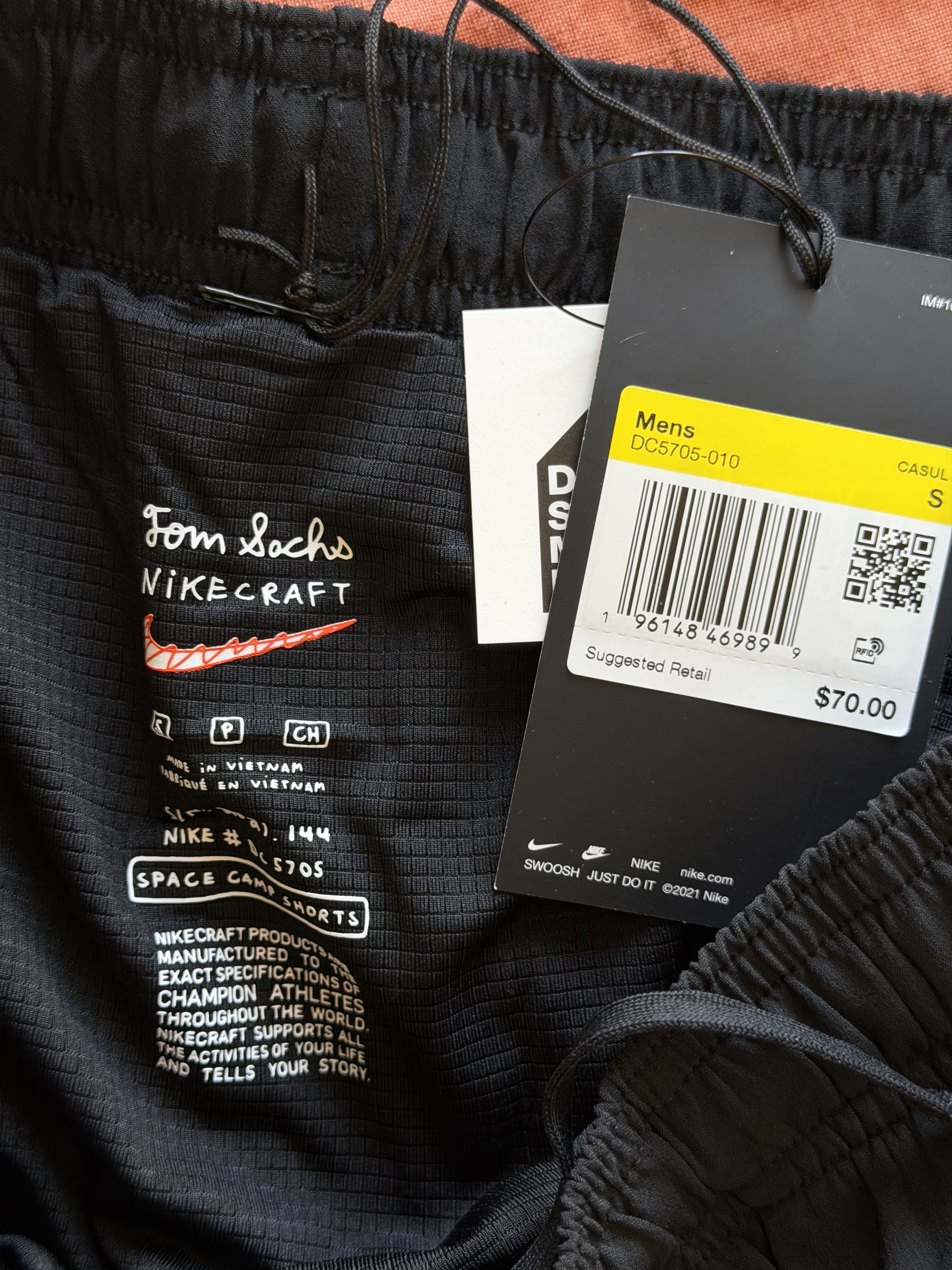 Nike × Tom Sachs Tom Sachs Nike Universal Athletic Shorts in Black Size US 30 / EU 46 - 5 Thumbnail