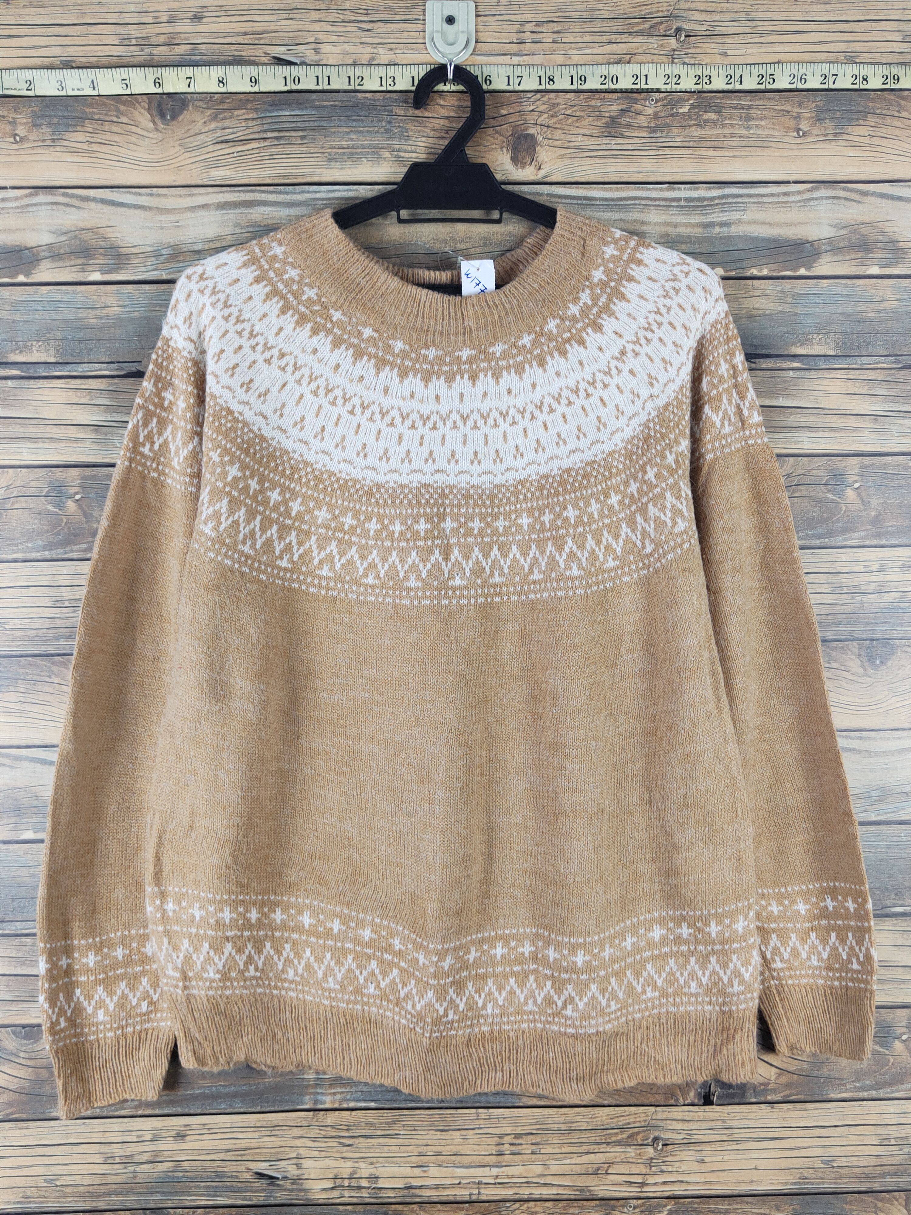 Homespun Knitwear × Japanese Brand × Vintage Bi Abbey Brown Knitwear Sweatshirts #W1776 Size M / US 6-8 / IT 42-44 - 1 Thumbnail