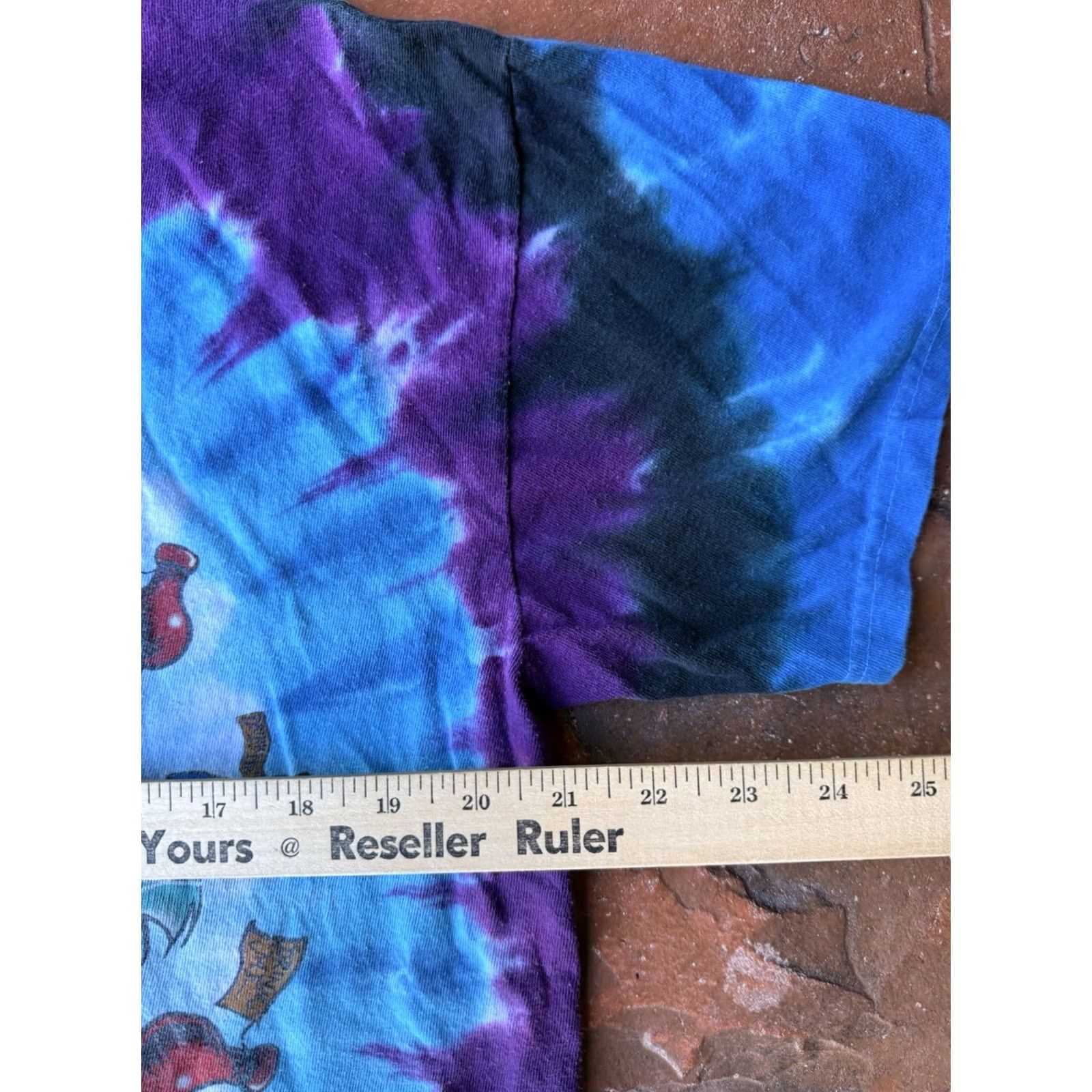 Liquid Blue VINTAGE Liquid Blue Alice In Wonderland Tie Dye T-Shirt Large Cheshire Cat Mad Hatter Size US L / EU 52-54 / 3 - 4 Thumbnail