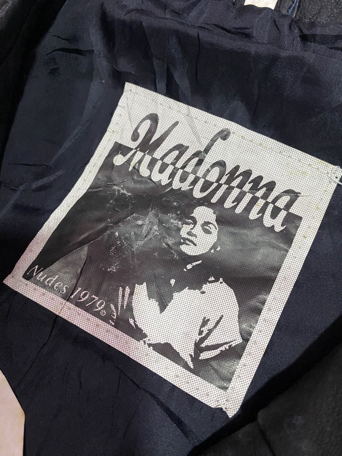 Other 🔥NOS Madonna Nudes 1979 Pig Nappa Leather Jacket Size US L / EU 52-54 / 3 - 8 Thumbnail