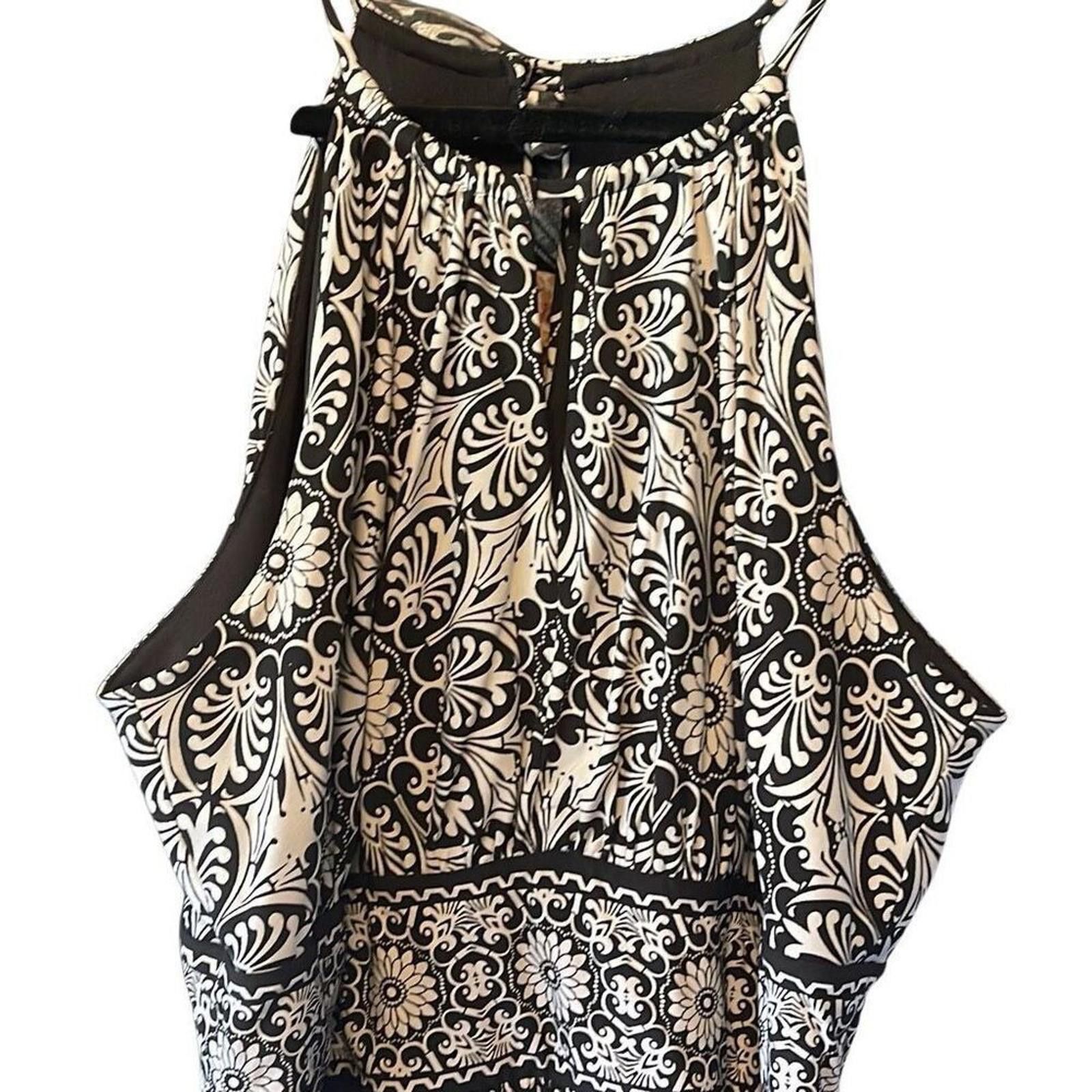 Designer White House Black Market summer bohemian maxi dress medium Size M / US 6-8 / IT 42-44 - 5 Thumbnail