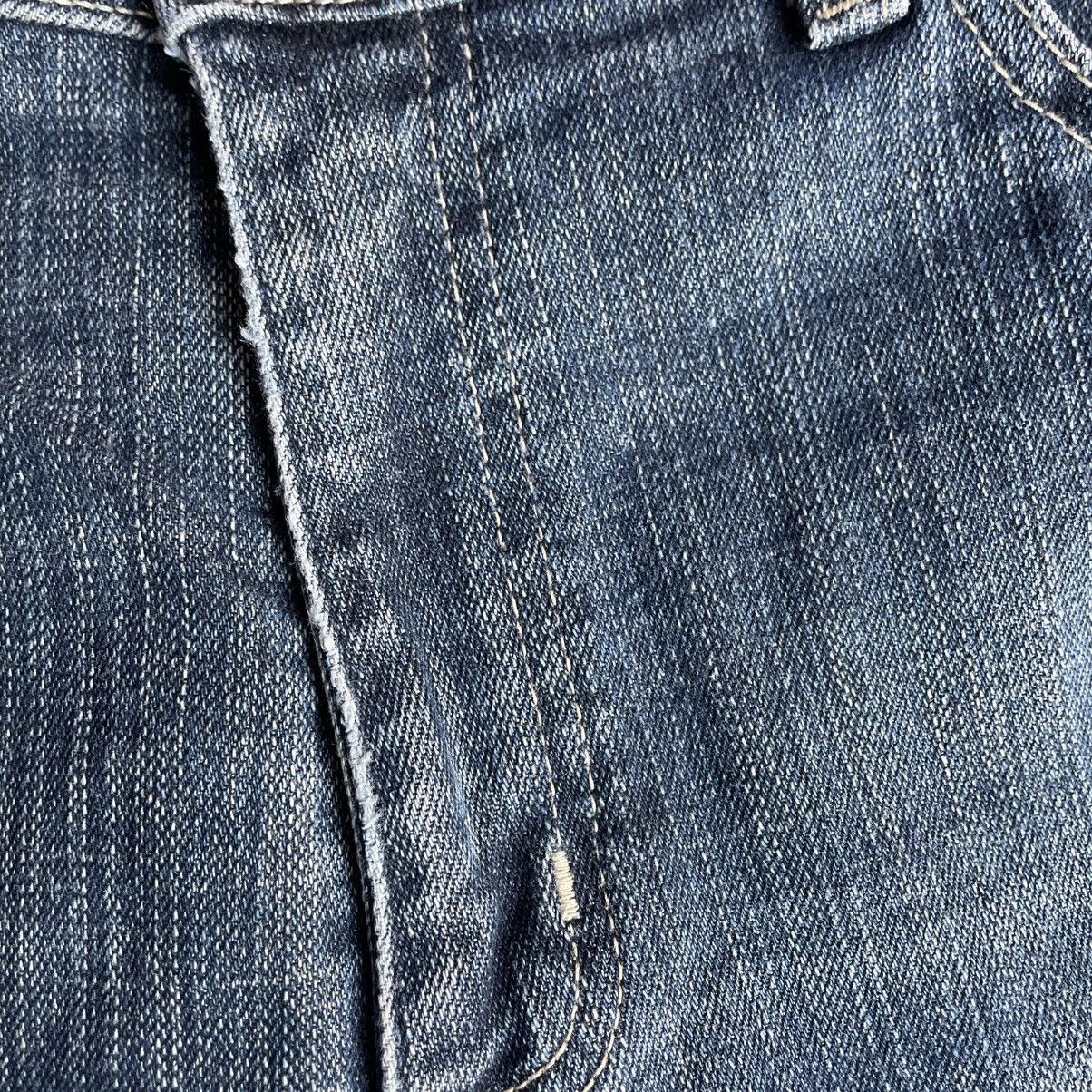 Edwin 🔥Vintage Edwin 4004 Stoned Washed Women Distress Denim Jeans Size 31" - 9 Thumbnail