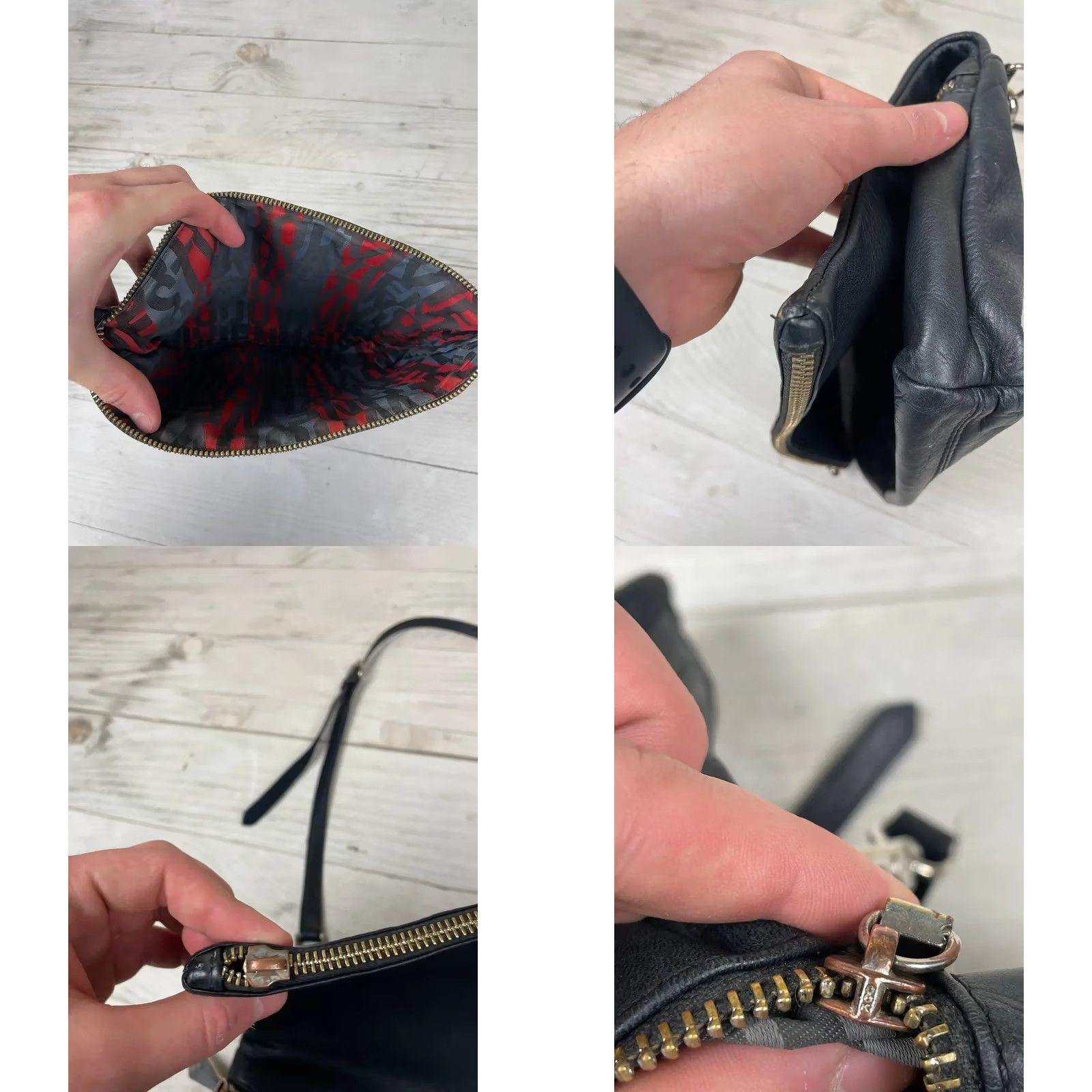 Vivienne Westwood Vivienne Westwood Shoulder Bag Black Leather Women's Logo Orb 18/28/7cm Vintage: No Size ONE SIZE - 8 Thumbnail