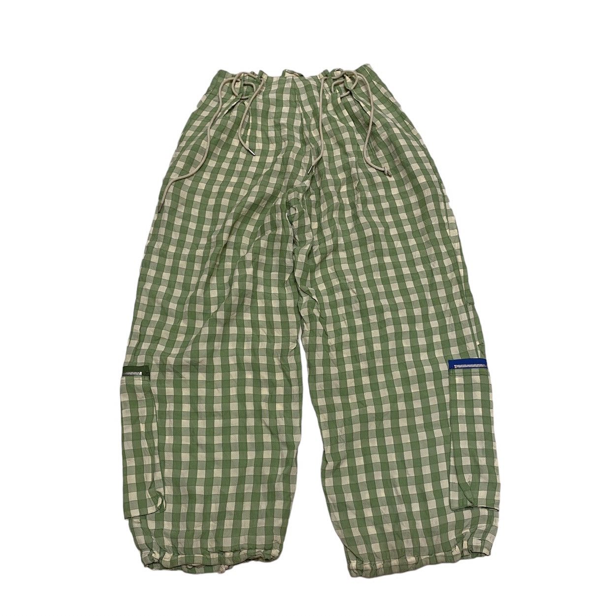 Issey Miyake Vtg issey miyake IS gingham balloon cargo pants Size US 26 / EU 42 - 8 Thumbnail
