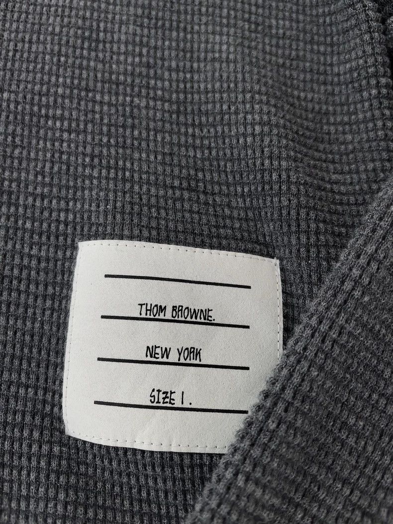Thom Browne Thom Browne Waffed sweatshirt 2506-Nextarrow Size US S / EU 44-46 / 1 - 7 Thumbnail