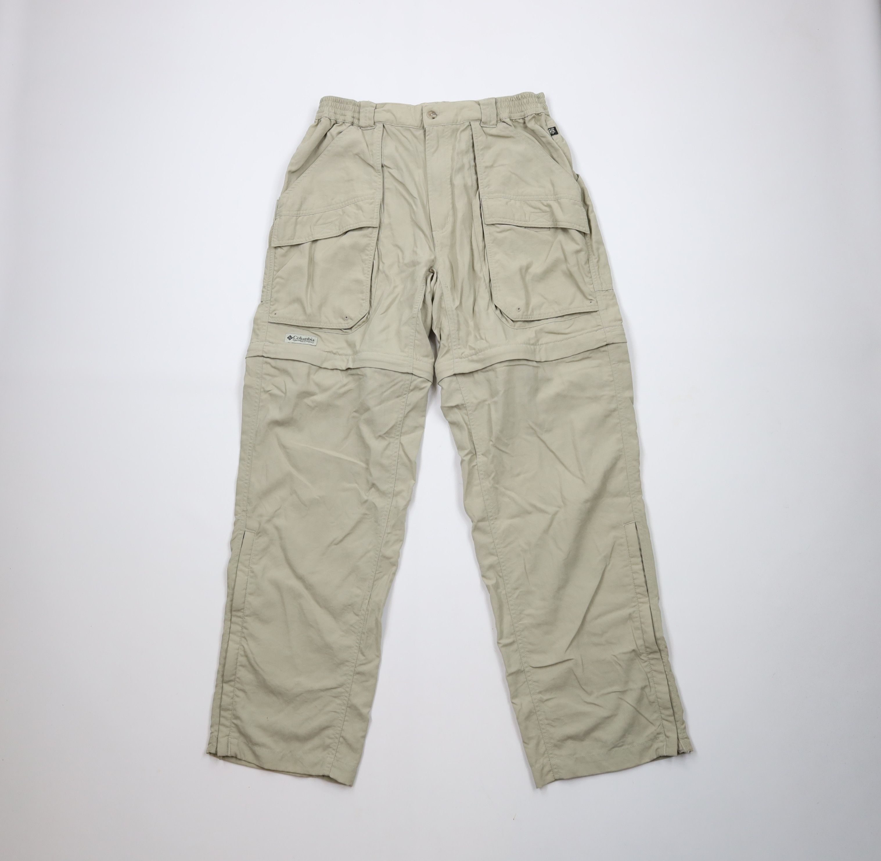 Columbia × Vintage Vintage Y2K Columbia Wide Leg Convertible Cargo Pants Shorts Size US 32 / EU 48 - 1 Thumbnail