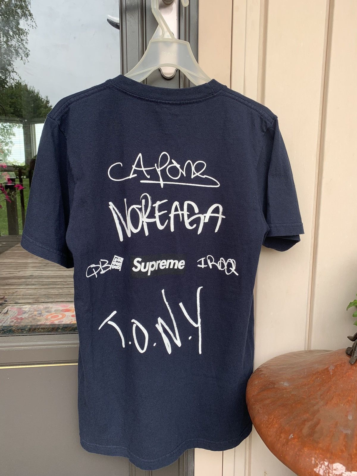 Supreme Supreme War Report Tee Capone N Noreaga FW16 Small Navy Grailed