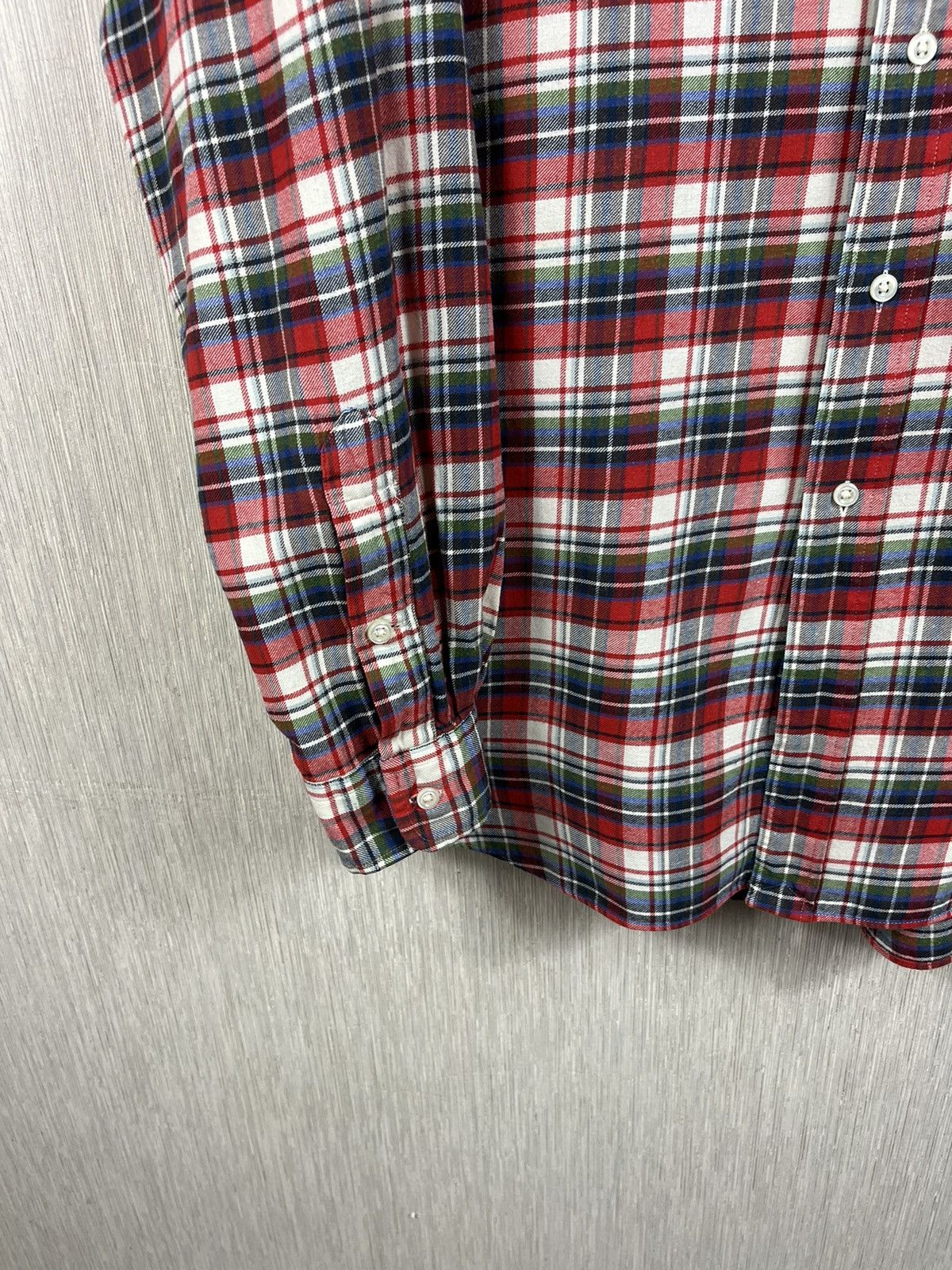 Flannel × Ralph Lauren × Vintage Vintage 90s Ralph Lauren blake flannel plaid shirt checked Size US XL / EU 56 / 4 - 7 Thumbnail