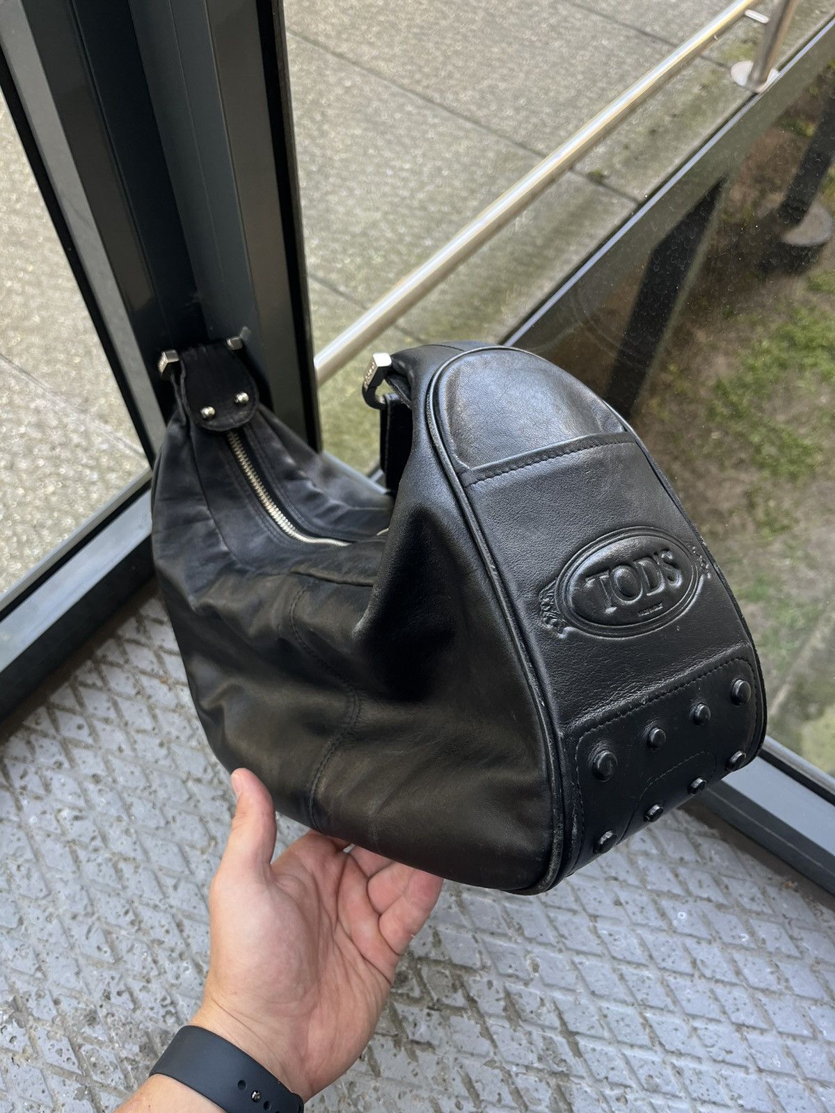 Tod's Leather vintage handbag black Tod’s rare model lux Size ONE SIZE - 4 Thumbnail