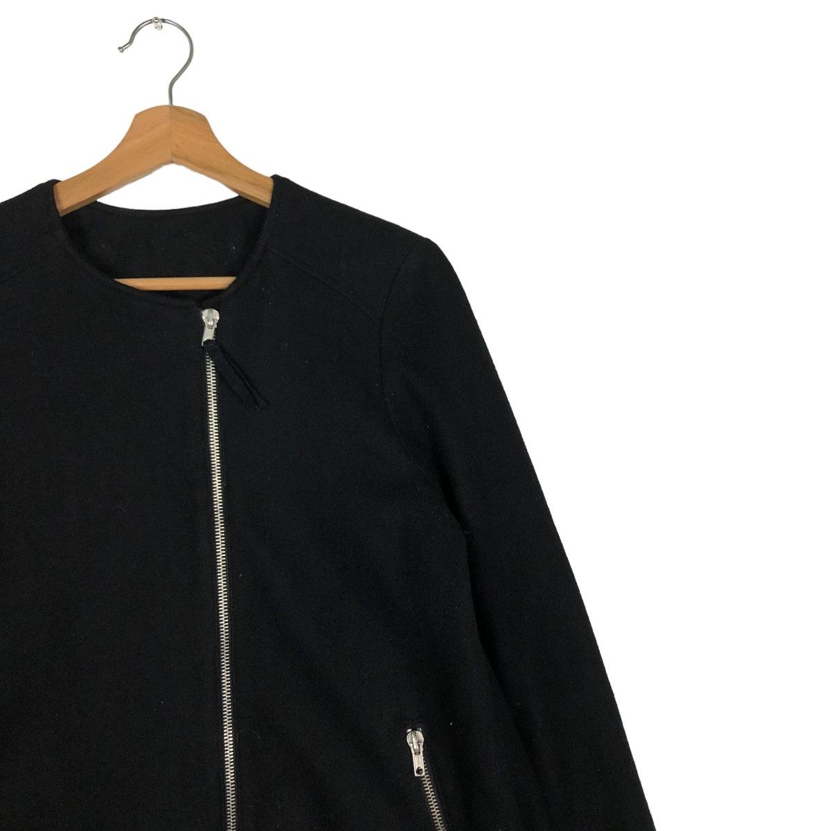 Japanese Brand 🔥VINTAGE BIKER JACKET ASYMMETRIC ZIPPER NARA ISSEY MIYAKE Size US S / EU 44-46 / 1 - 6 Thumbnail