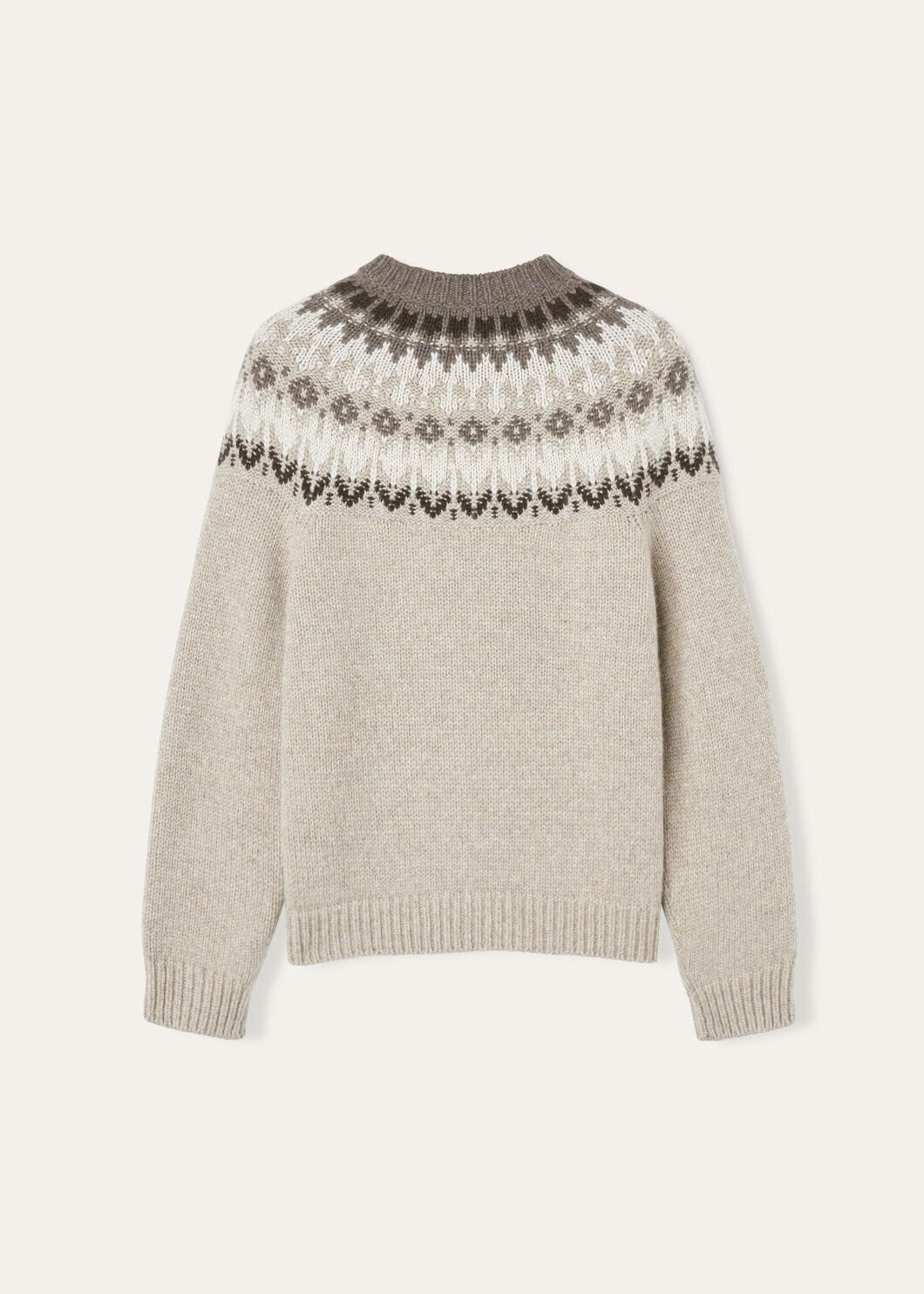 Loro Piana o1w1db10725 FAO5136 Alpe Pile Crewneck Sweater in Multi Size US L / EU 52-54 / 3 - 5 Thumbnail