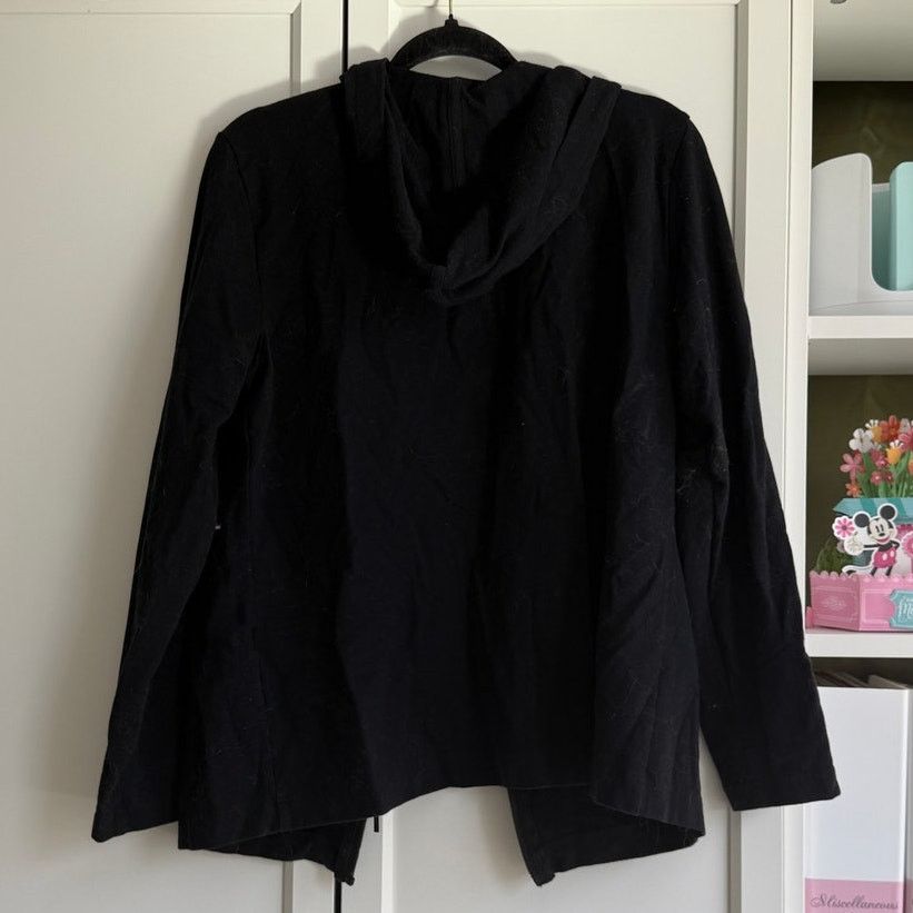 Other Karen Scott Sport Black Zip Front Hoodie Women L - D009 Size L / US 10 / IT 46 - 3 Thumbnail