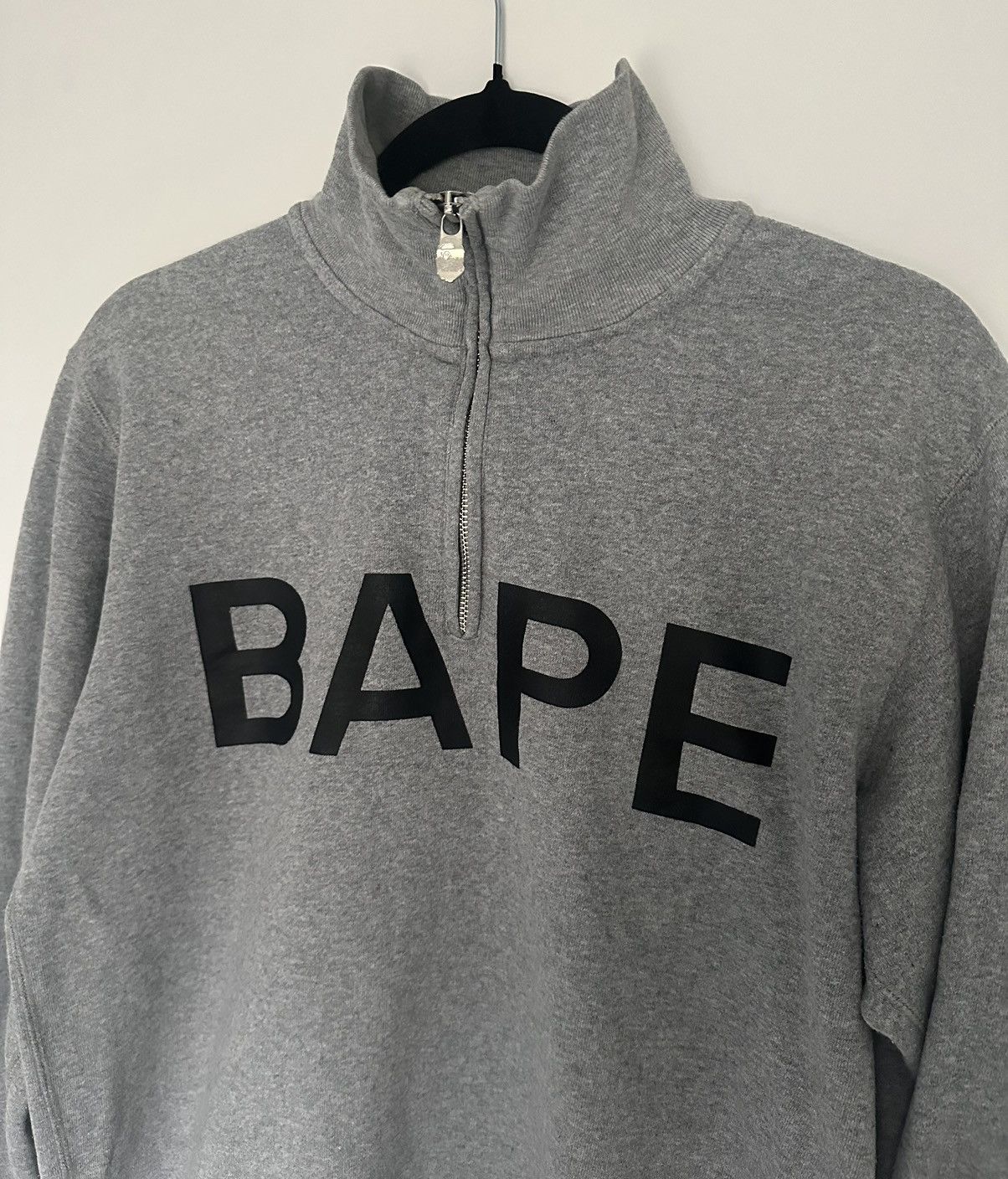 Bape BAPE quarter zip sweatshirt Size US S / EU 44-46 / 1 - 4 Thumbnail