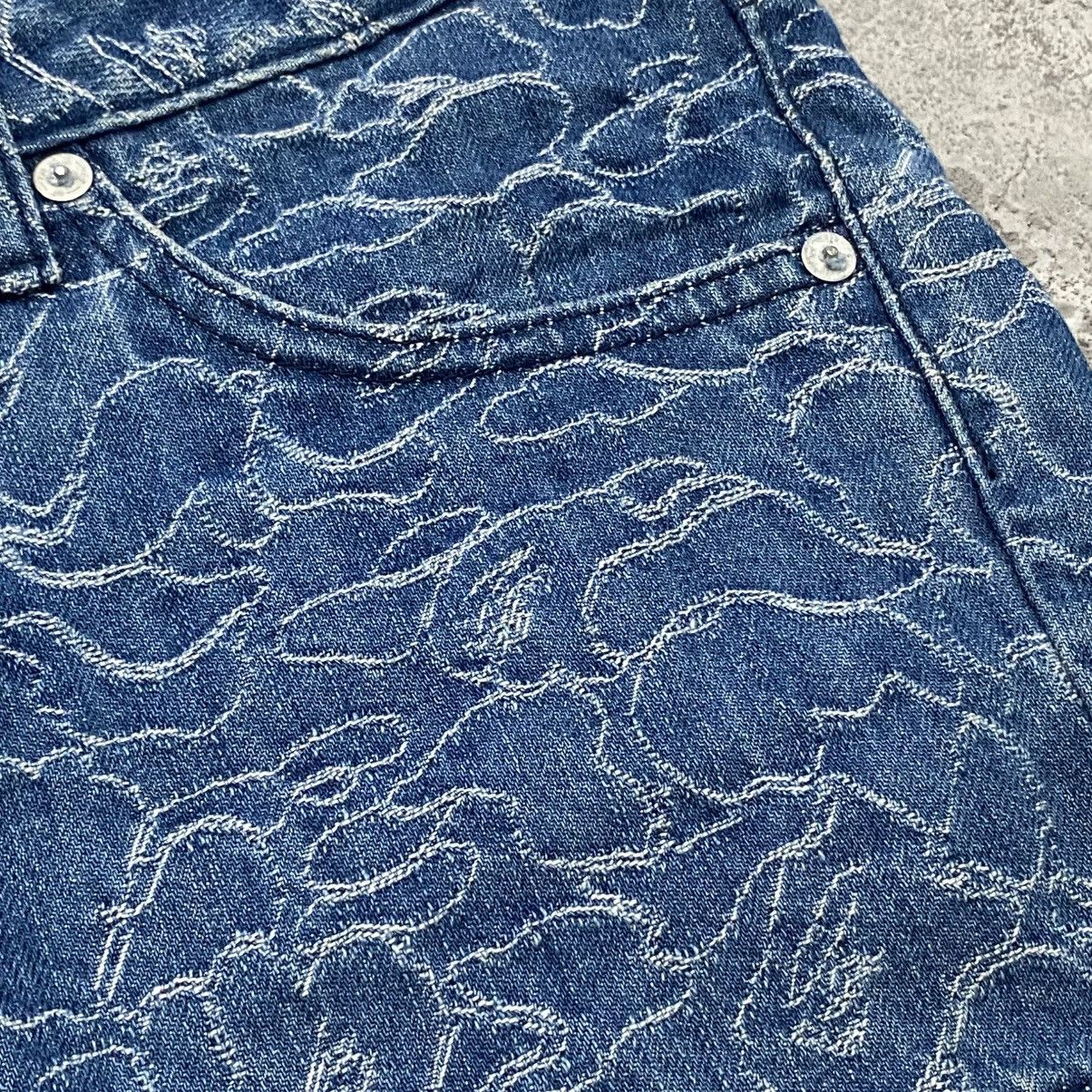 Bape Bape Jacquard Camo Denim Ladies Shorts Size 30" / US 8 / IT 44 - 6 Thumbnail