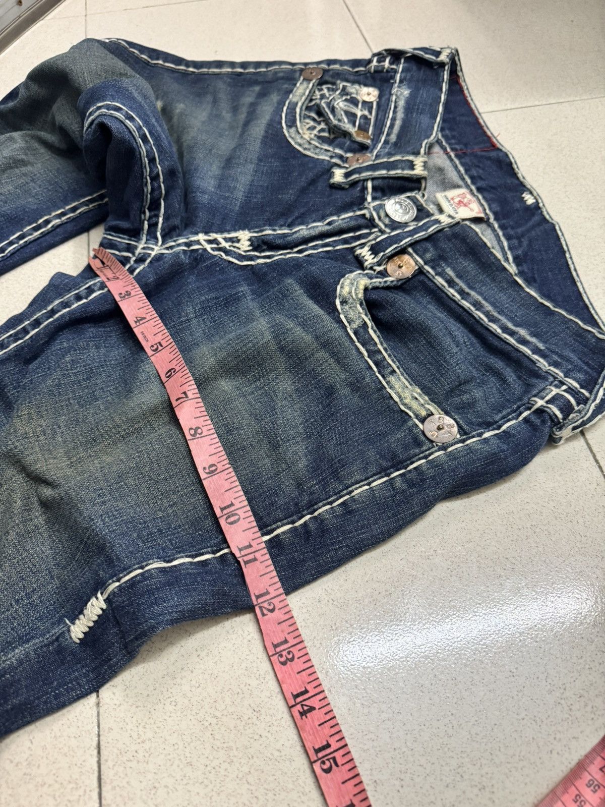 True Religion TRUE RELIGION JOEY SUPER T FLAP FLARE JEANS Size US 34 / EU 50 - 14 Thumbnail