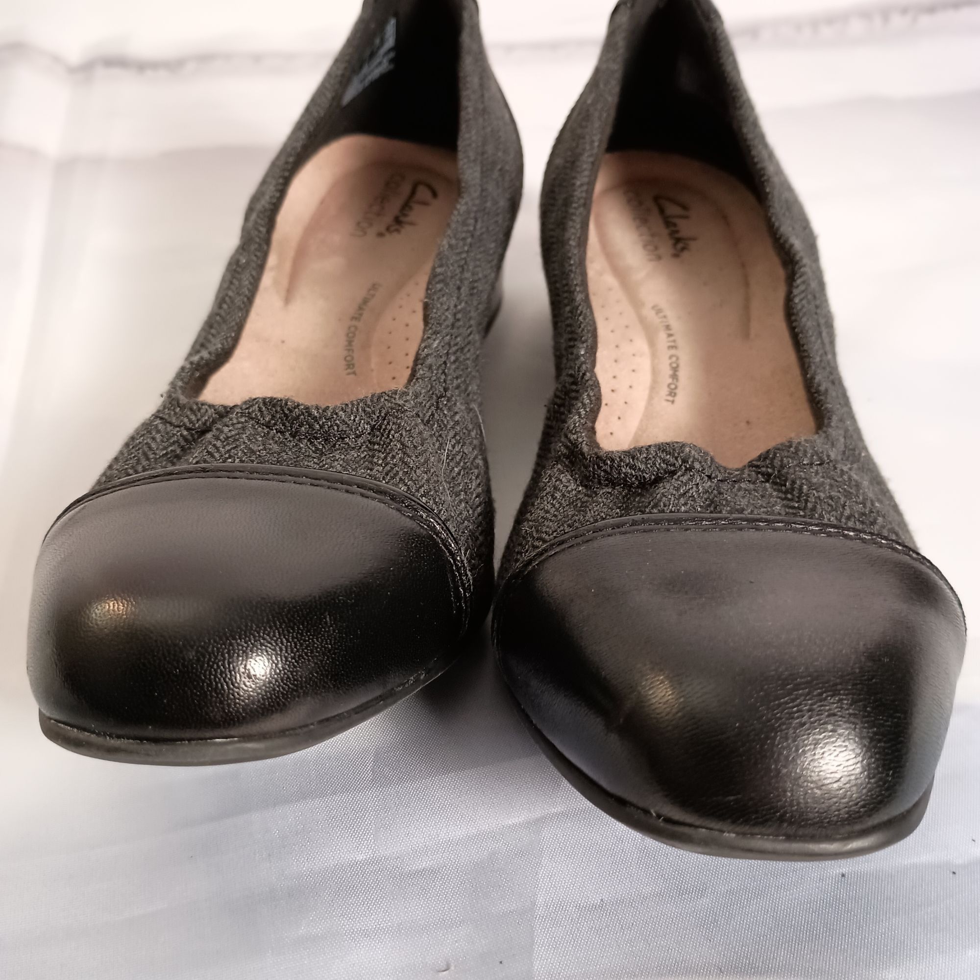 Clarks Clarks Juliet Step Women’s Slip-On Cap-Toe Flats Leather Twe Size US 7 / IT 37 - 2 Thumbnail