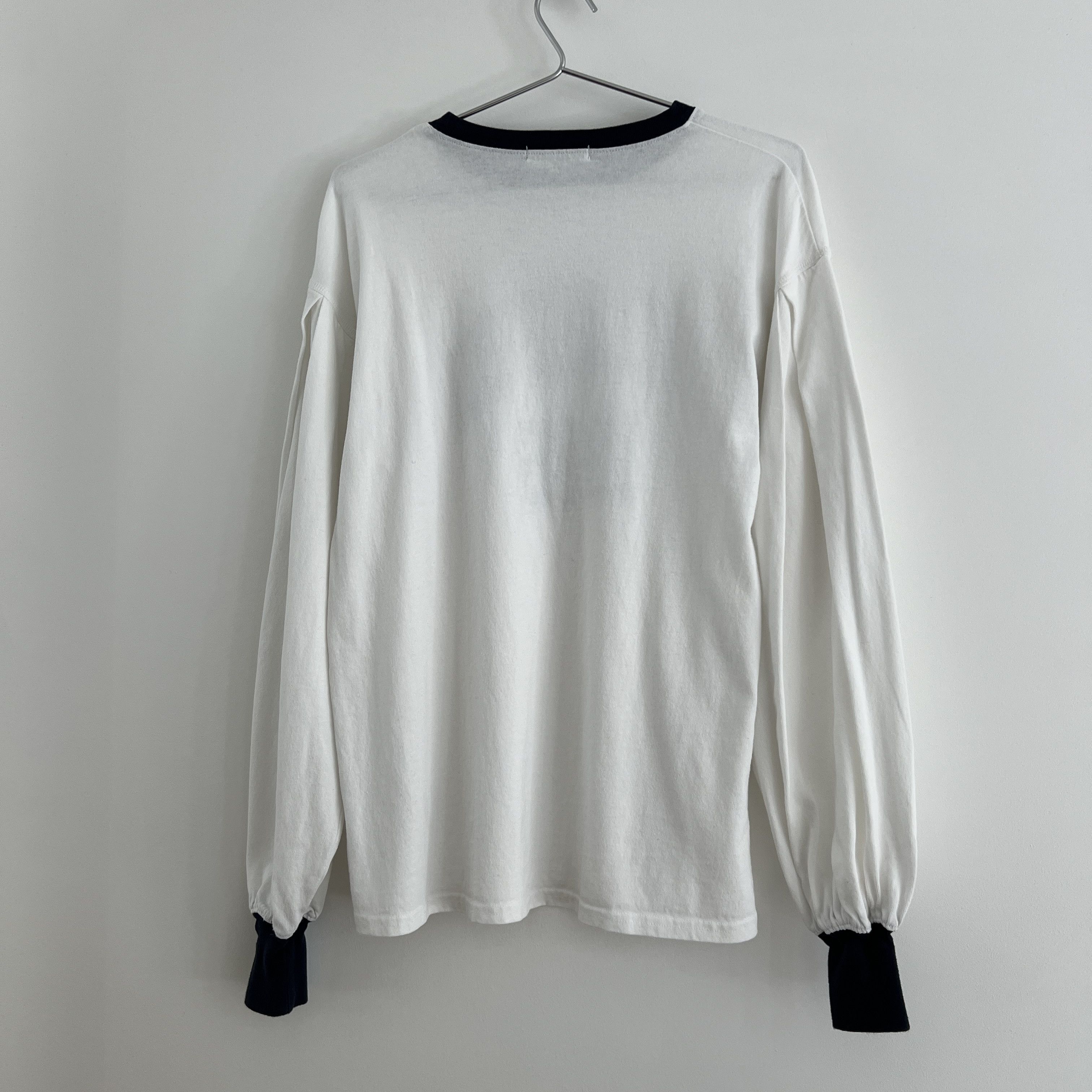 MILKFED Milkfed. 1995 Collegiate Ringer Long Sleeve Size ONE SIZE - 3 Thumbnail