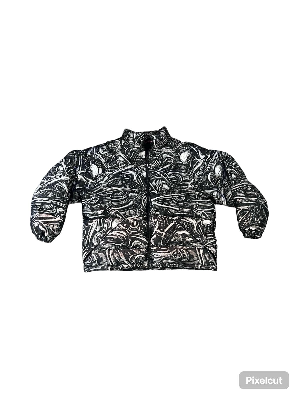 Supreme H.R. Giger Jacquard Down Puffer Jacket