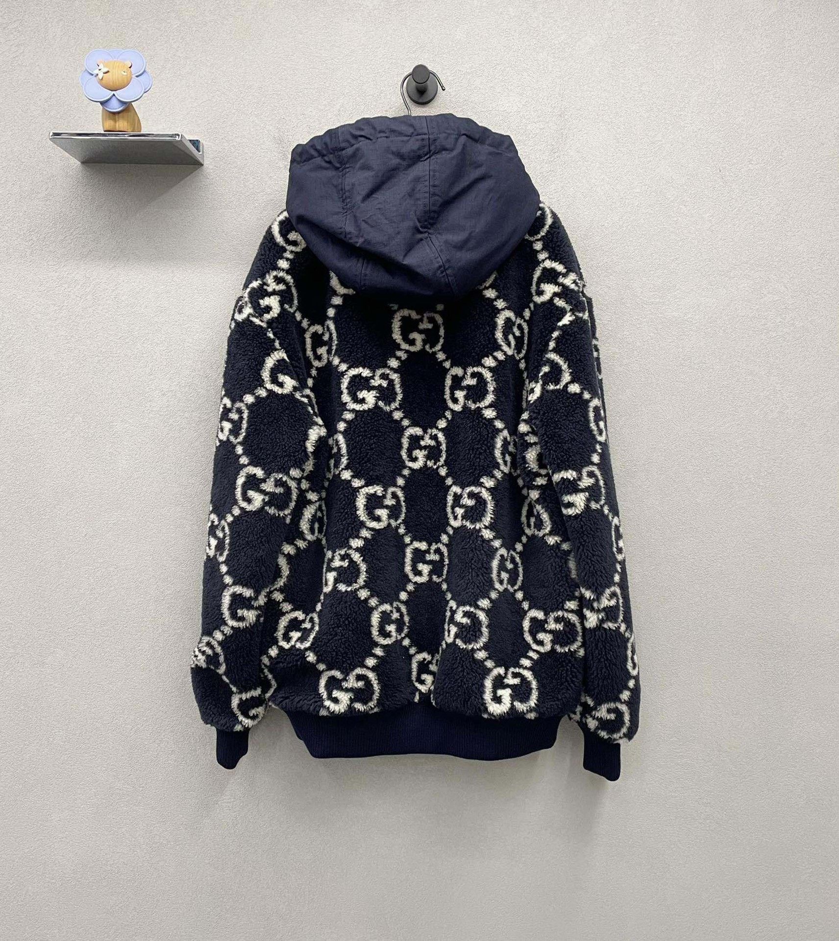 Gucci Gucci Dark blue double G lamb jacket 2501-Nextarrow Size US XS / EU 42 / 0 - 3 Thumbnail