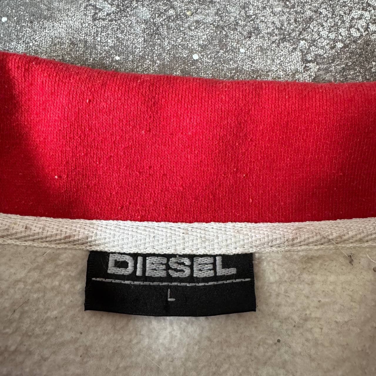 Diesel × Vintage Diesel Vintage Big Logo Zip Sweatshirt Size US XL / EU 56 / 4 - 7 Thumbnail