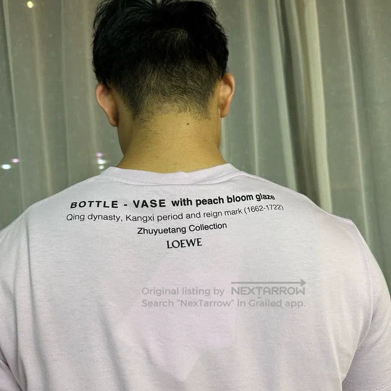 Loewe Loewe Men's purple round-neck short-sleeve T-shirt Size US XS / EU 42 / 0 - 6 Thumbnail