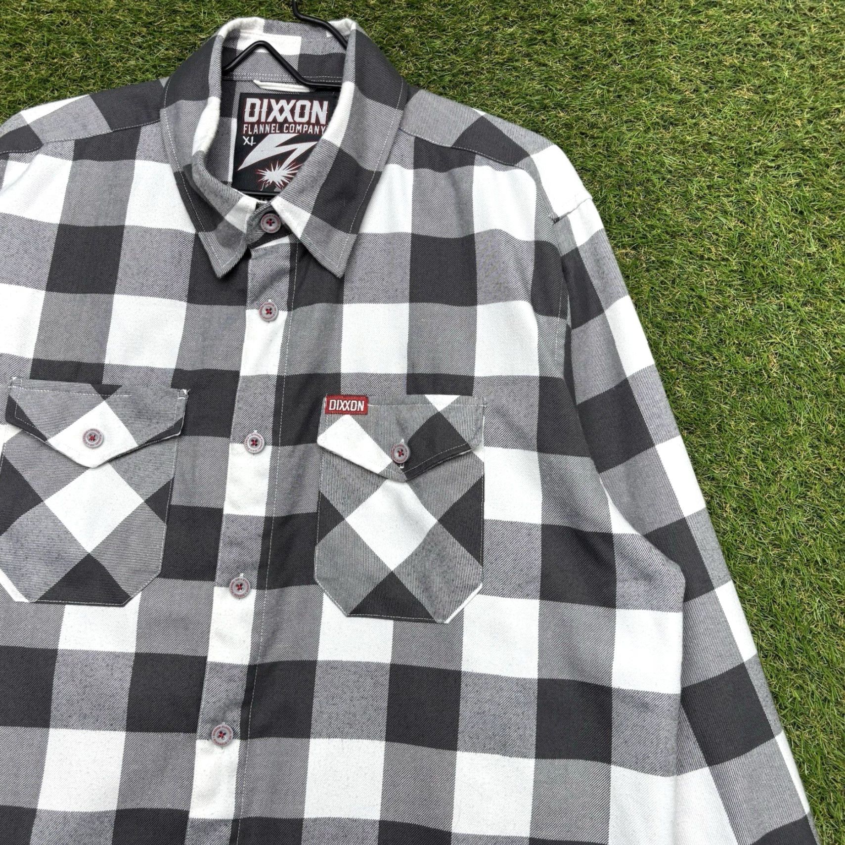 Vintage Dixxon Flannel The Pinnacle Shirt Mens XL Black White Buffalo Check Plaid Thick Shirt Mens XL Black White Buffalo Check Plaid Thick Size US XL / EU 56 / 4 - 2 Thumbnail