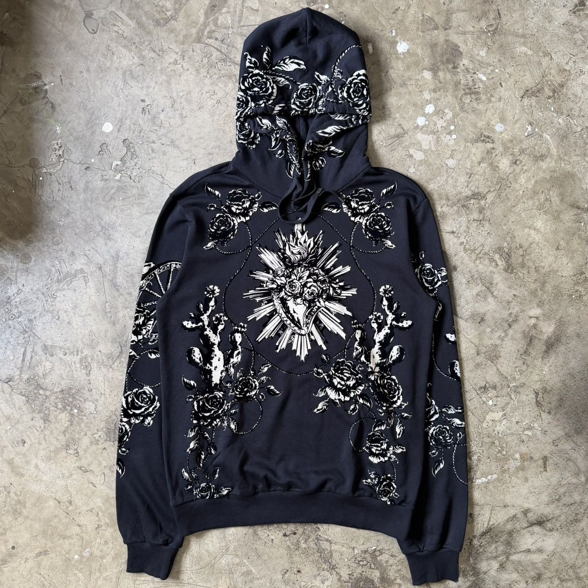 Dolce & Gabbana Dolce & Gabbana - 2015 Flower Distinct Hoodie Size US M / EU 48-50 / 2 - 1 Thumbnail