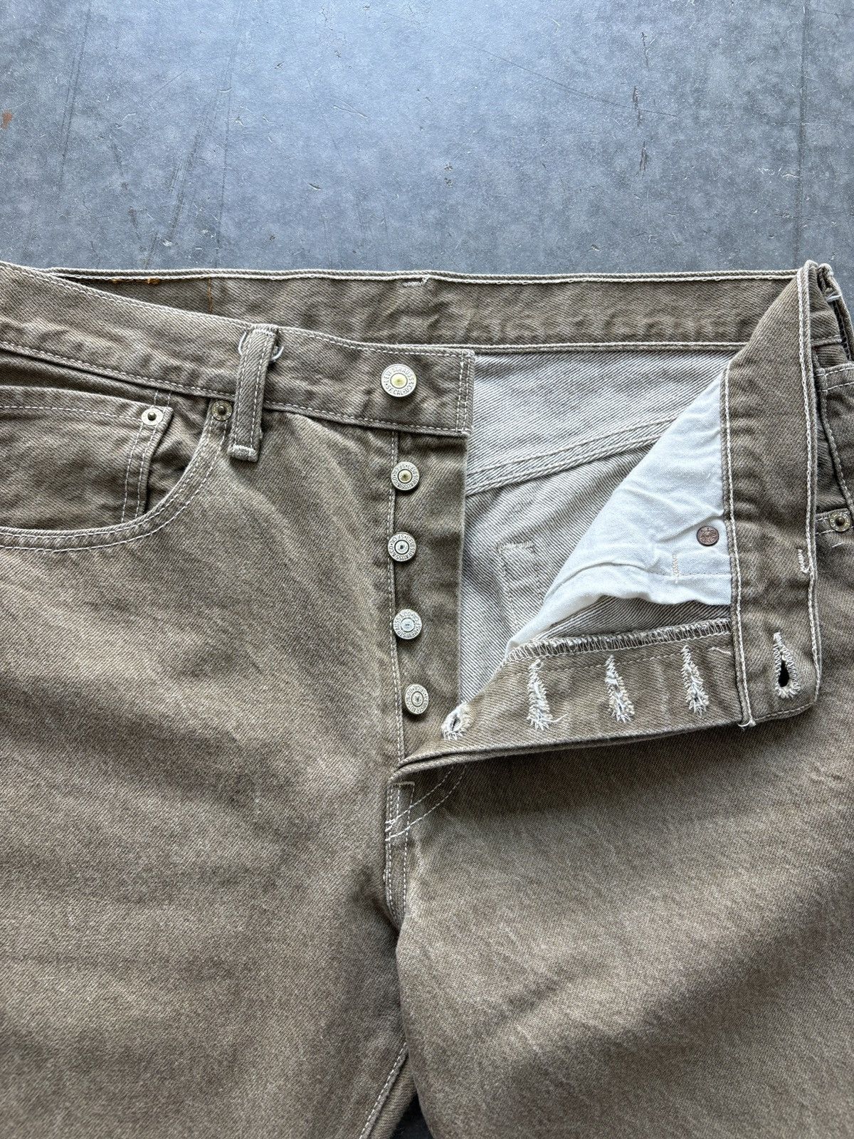 Levi's Vintage Y2K Levis 501 Denim Jean Shorts Size 32 Size US 32 / EU 48 - 5 Thumbnail