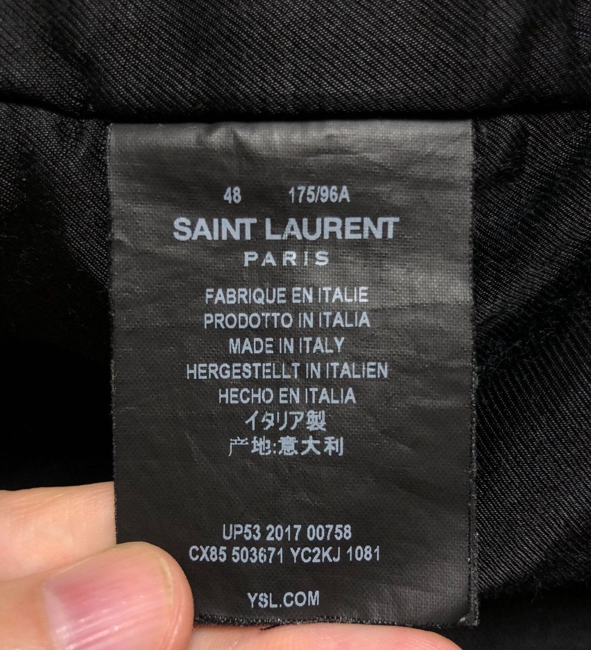Saint Laurent Paris saint Laurent parisPilot Leather Jacket 2503-Nextarrow Size US M / EU 48-50 / 2 - 8 Thumbnail