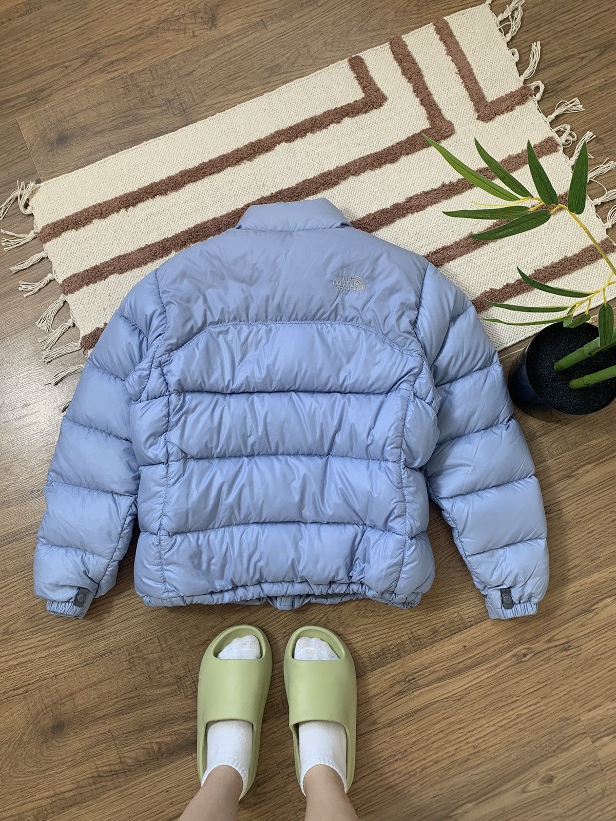 The North Face VINTAGE THE NORTH FACE BABY BLUE 700 GOOSE PUFFER JACKET Size L / US 10 / IT 46 - 8 Thumbnail