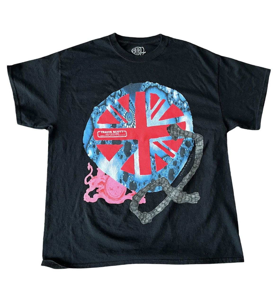 Travis Scott Travis Scott O2 Live Union Jack Tee Size US XXL / EU 58 / 5 - 1 Thumbnail